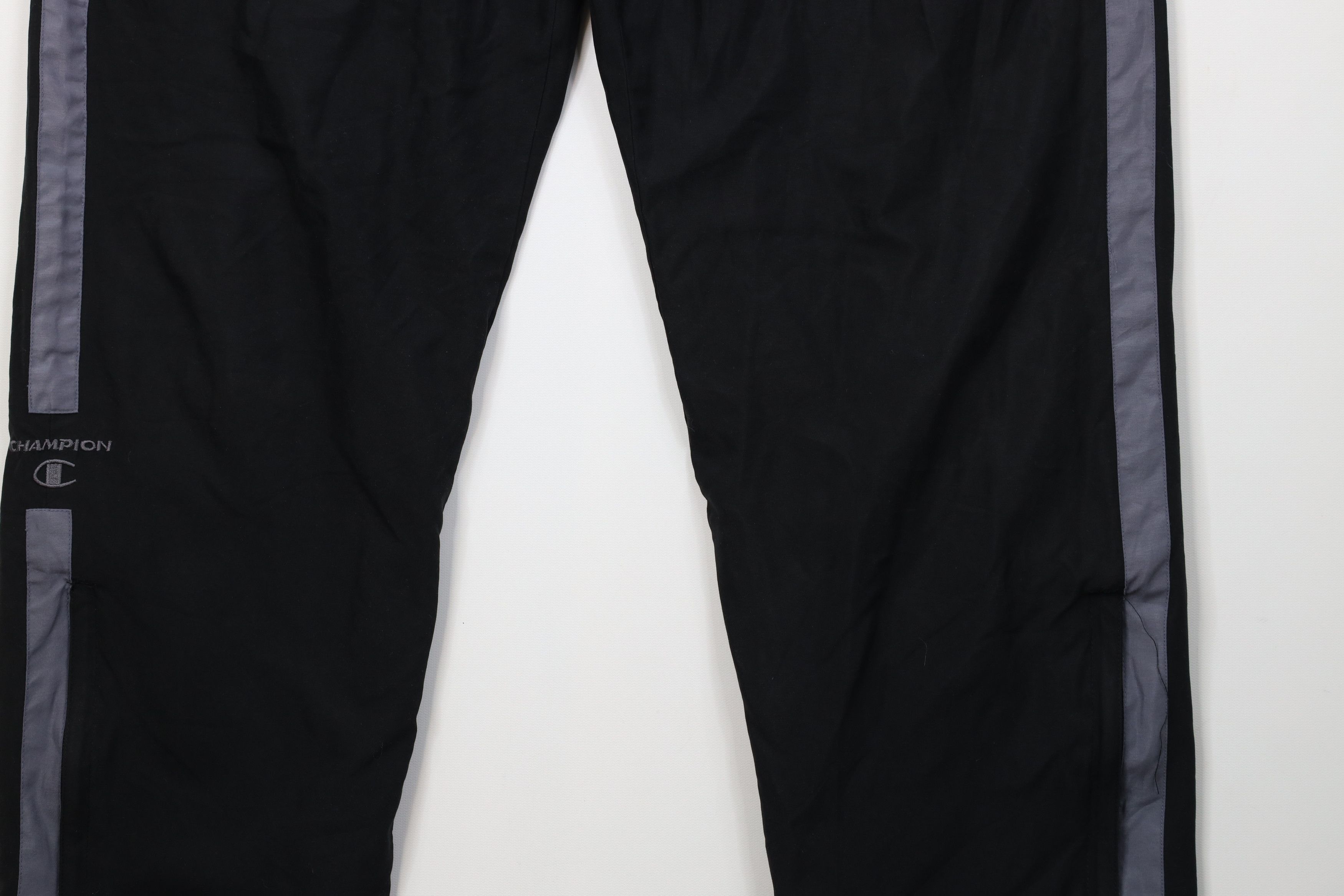 Champion Vintage 90s Champion Spell Lined Wide Leg Microfiber Pants Size US 34 / EU 50 - 4 Thumbnail