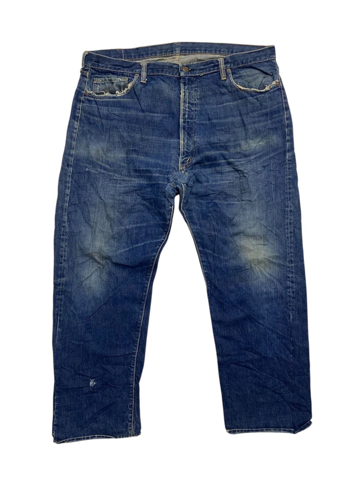 Levi's Vintage Early 70s Levis 505 Big E Non Selvedge W40 Size US 40 / EU 56 - 1 Thumbnail