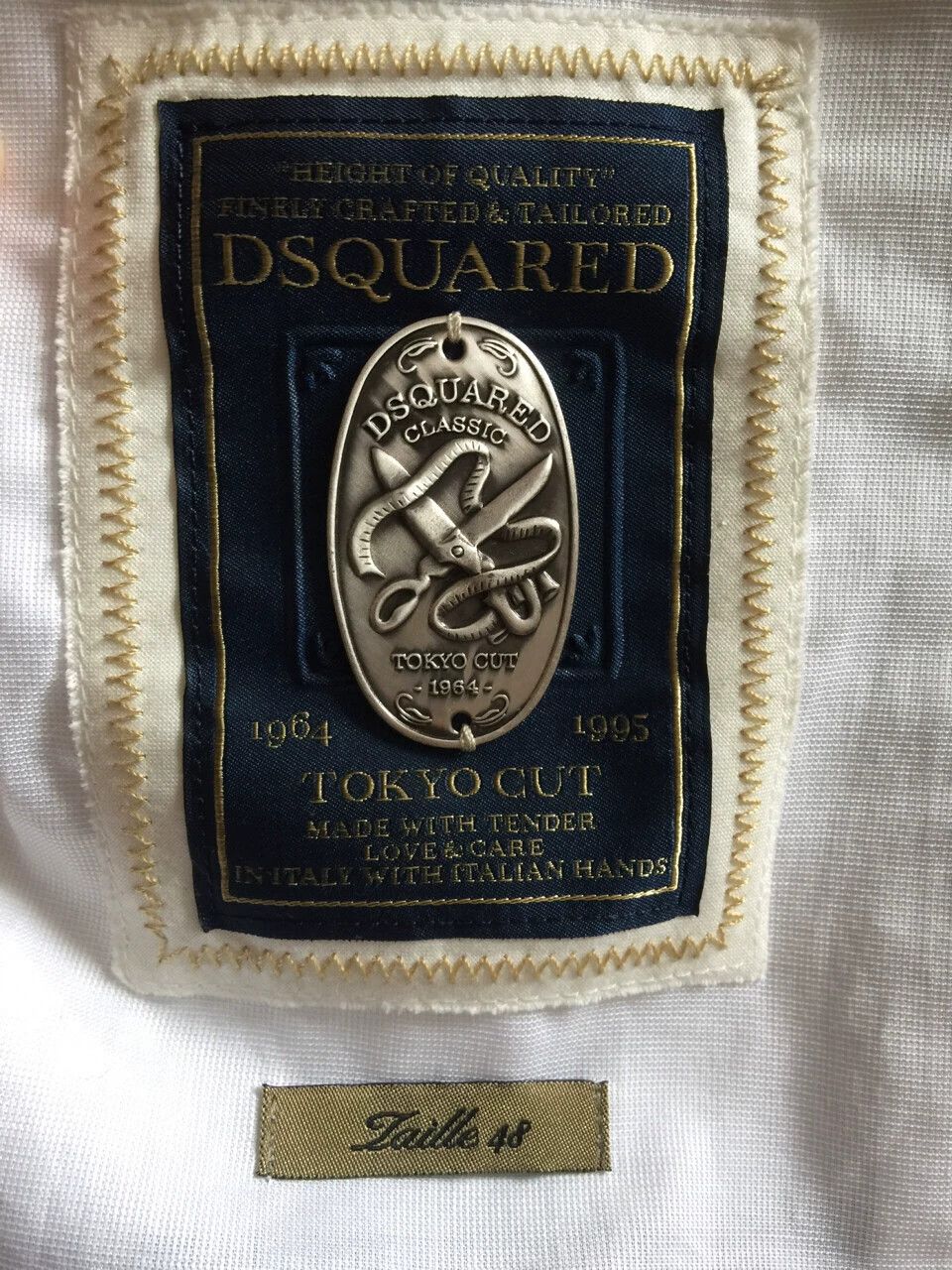 Dsquared2 Dsquared2 D2 Slim Virgin Wool Two-Button Suit Jacket ITALY Size 48R - 4 Thumbnail