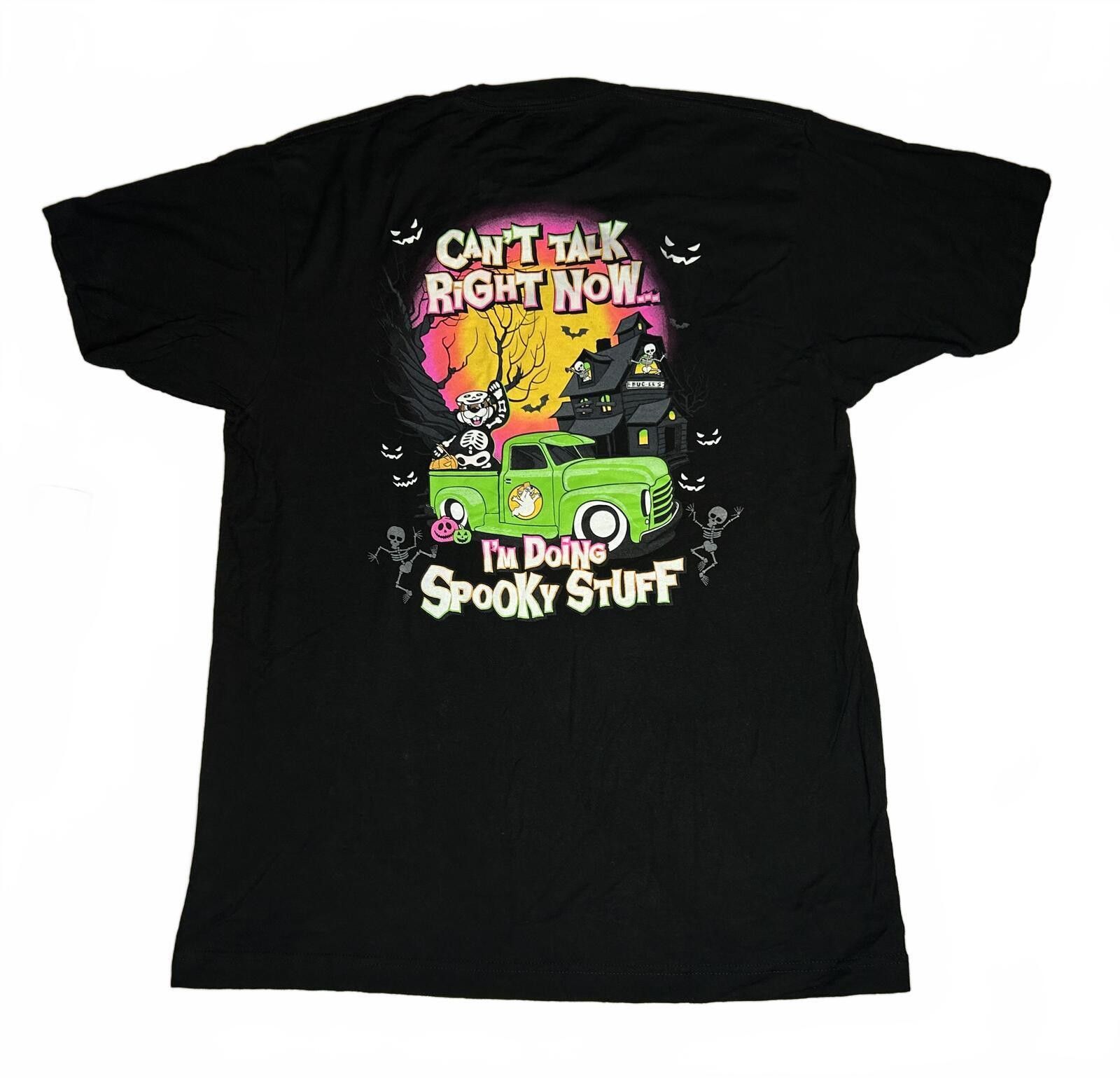 Bucees Black Halloween Graphic T-Shirt Mens Large