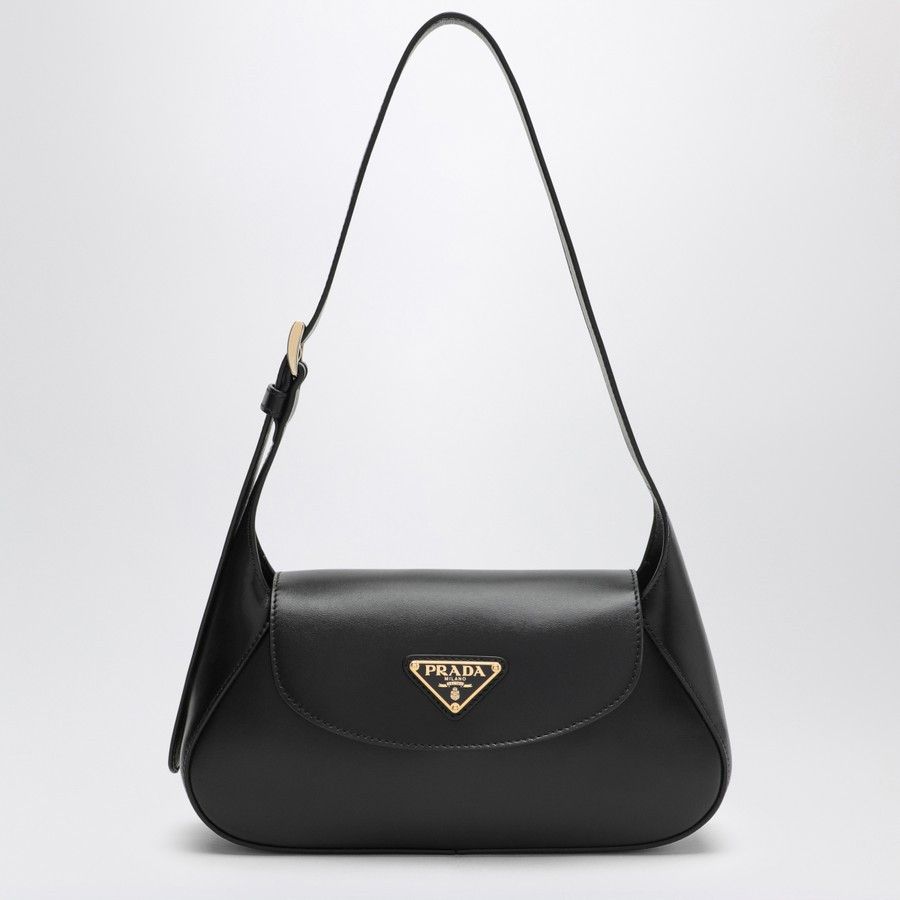 Prada o1d2blof0924 Size : OS / Leather Shoulder Bag In Black Size ONE SIZE - 1 Thumbnail