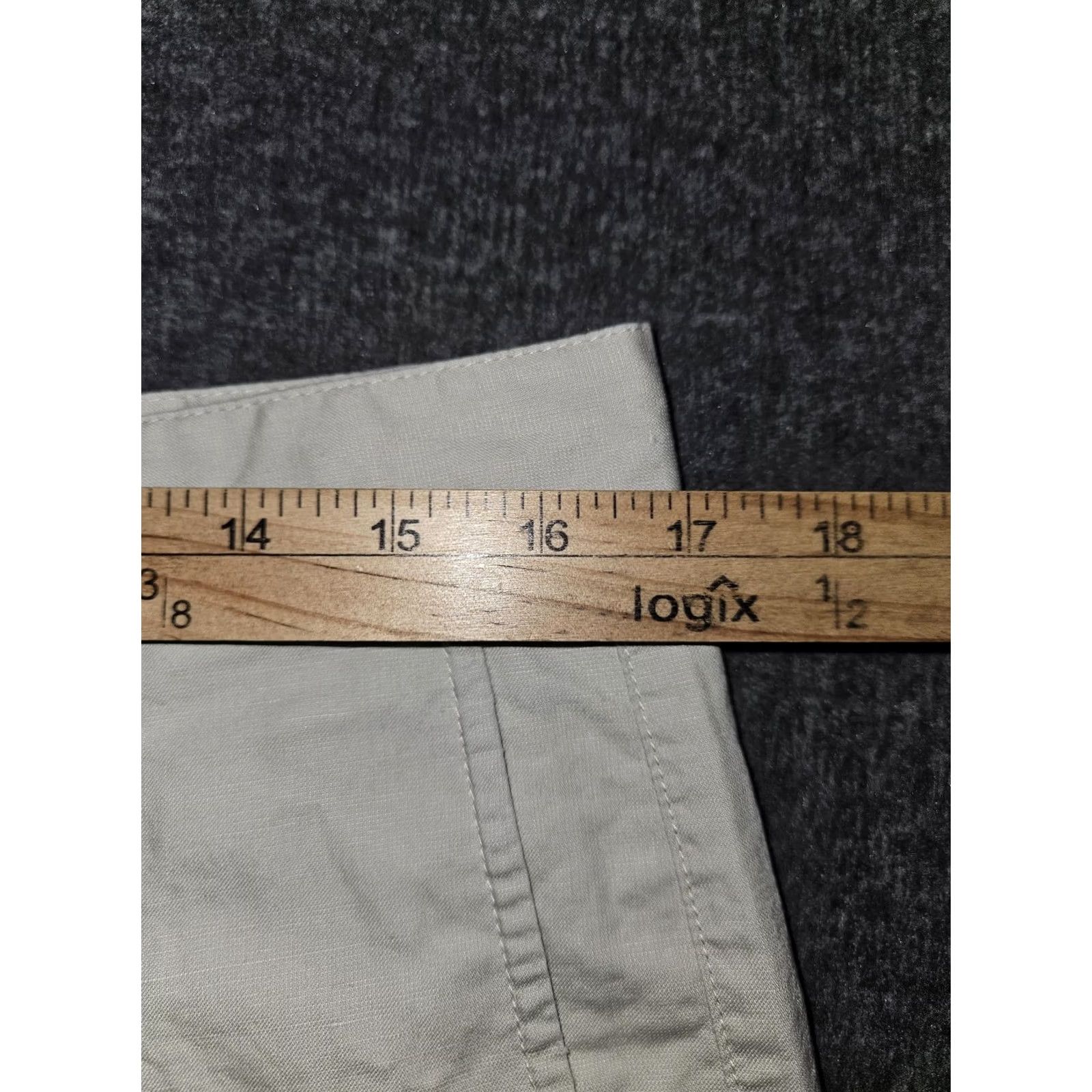 Patagonia Patagonia Shorts Mens 33 Beige Organic Cotton Hemp Chino Casual Pockets Size US 33 - 4 Thumbnail