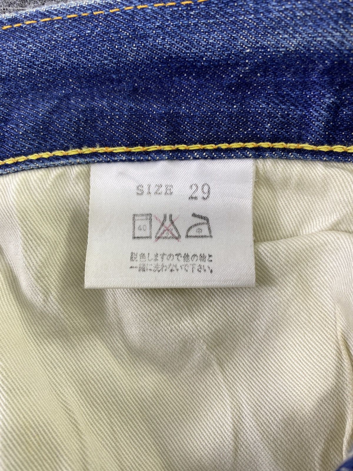 Japanese Brand Studio D Artisan Buckle Back Selvedge Jeans - J880 Size US 29 - 6 Thumbnail