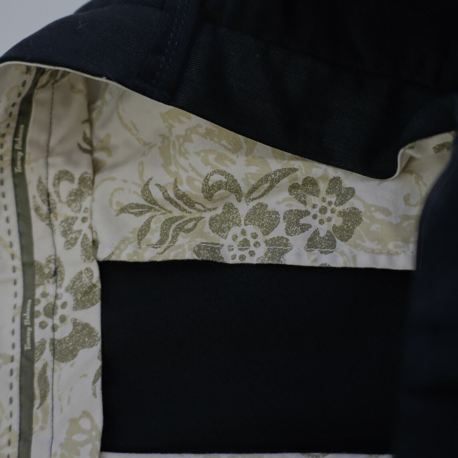 Tommy Bahama Tommy Bahama 35/30 Tencell Wool Black Dress Pants Flat Fron Size 34R - 7 Thumbnail