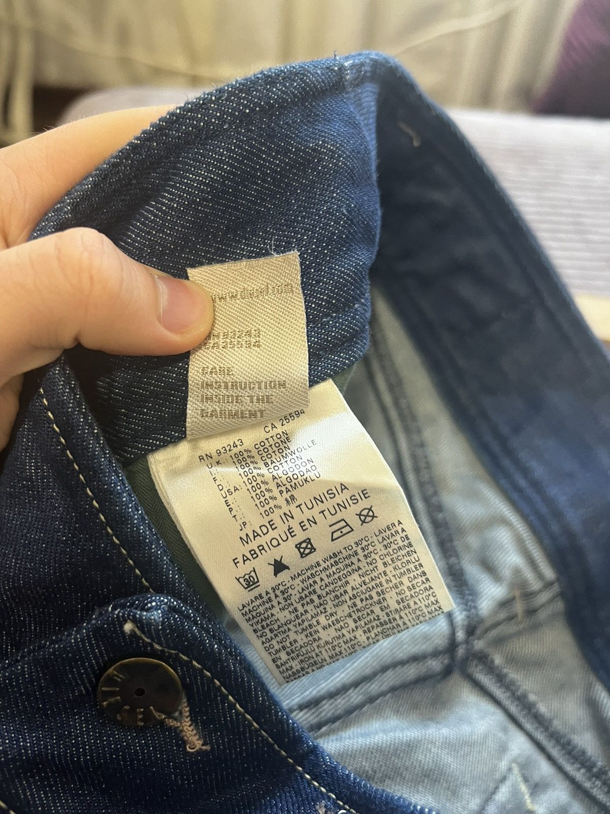 Diesel Vintage 00s Diesel Flared Denim Pants DSWT Avant garde Hype Size US 32 / EU 48 - 10 Thumbnail