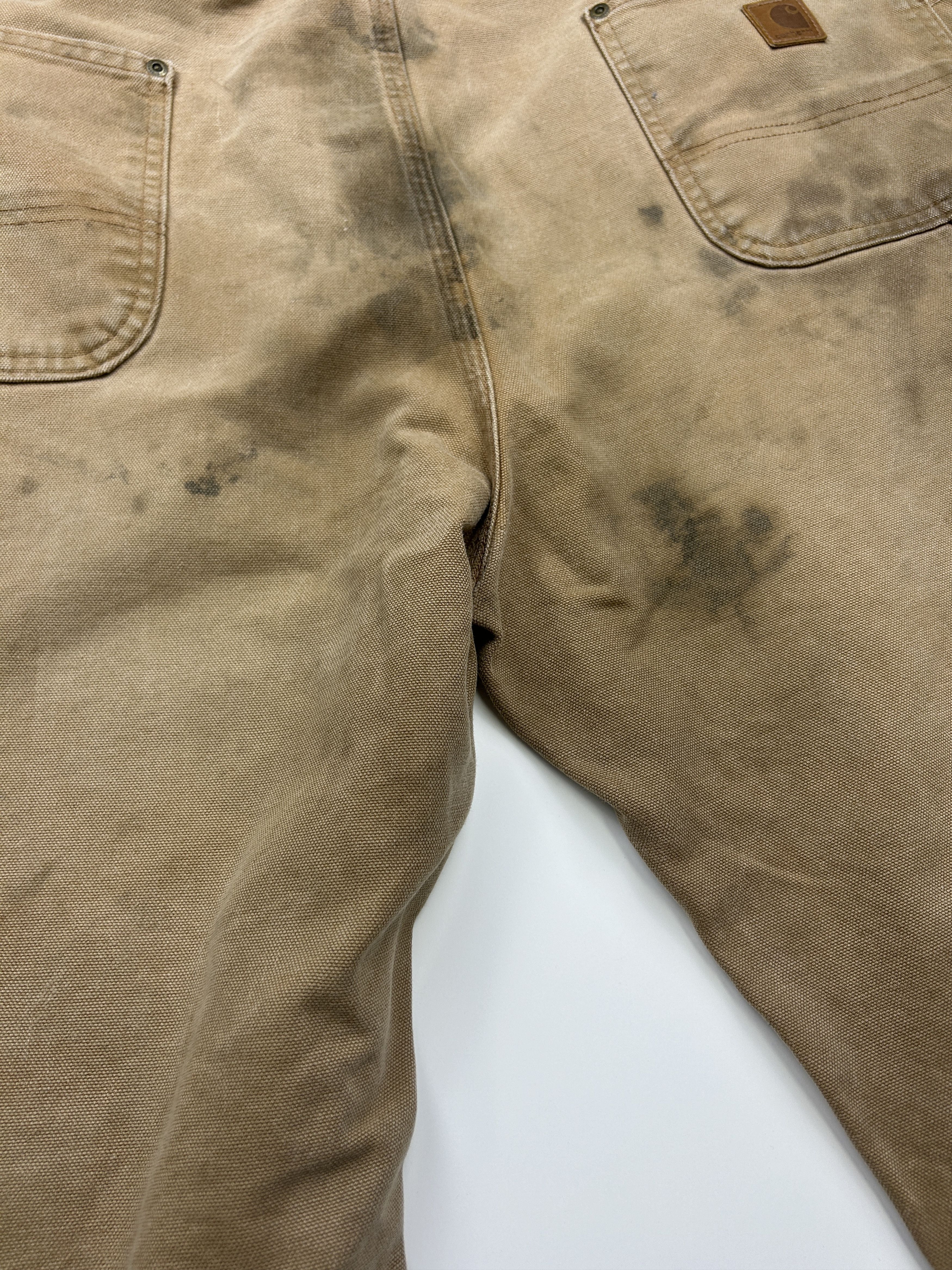Carhartt Carhartt Canvas Double Knee Dungaree Pants 40 Beige B292 Size US 40 / EU 56 - 8 Thumbnail