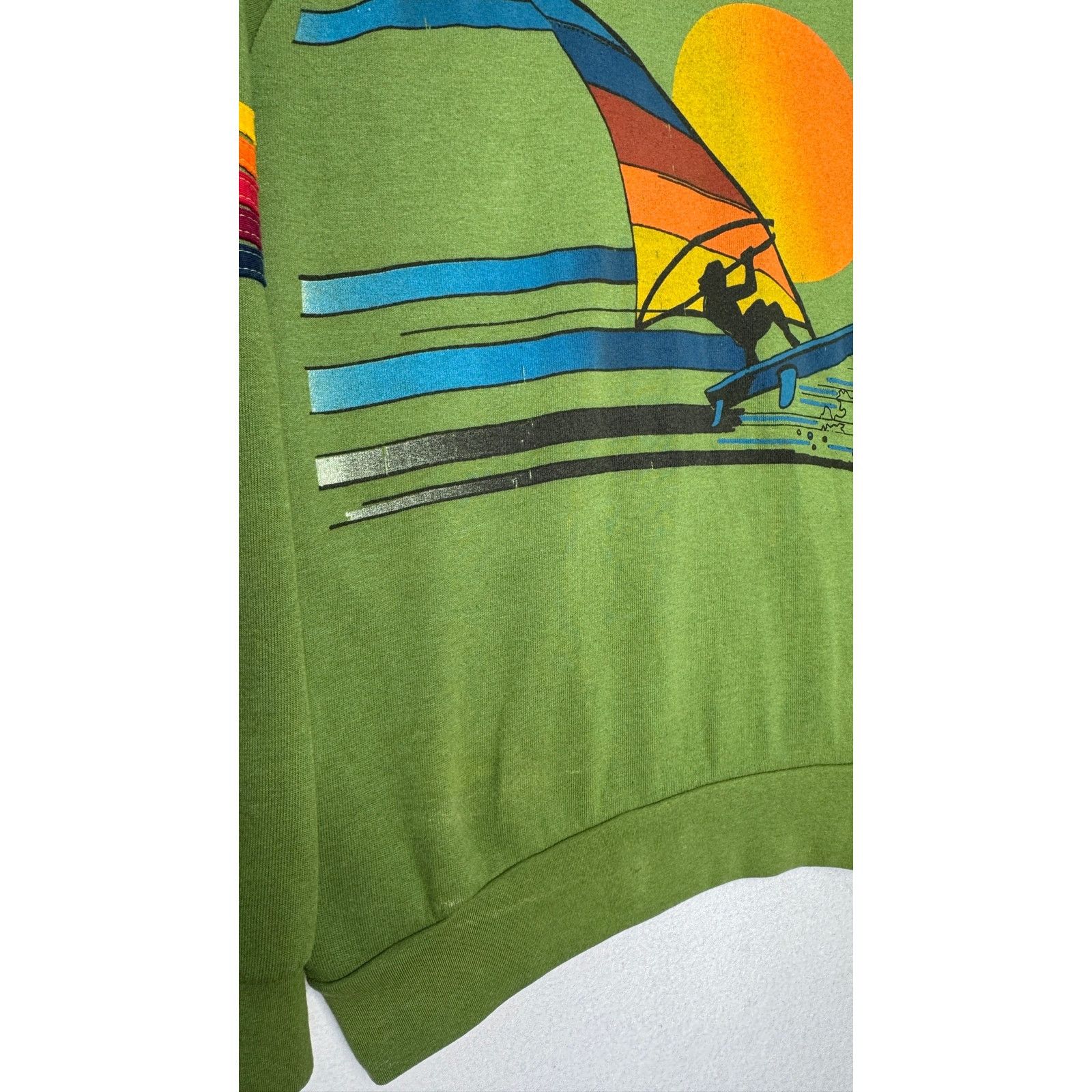 Aviator Nation Early Aviator Nation Surf Sweatshirt Green Rainbow Windsurf Size S / US 4 / IT 40 - 12 Thumbnail