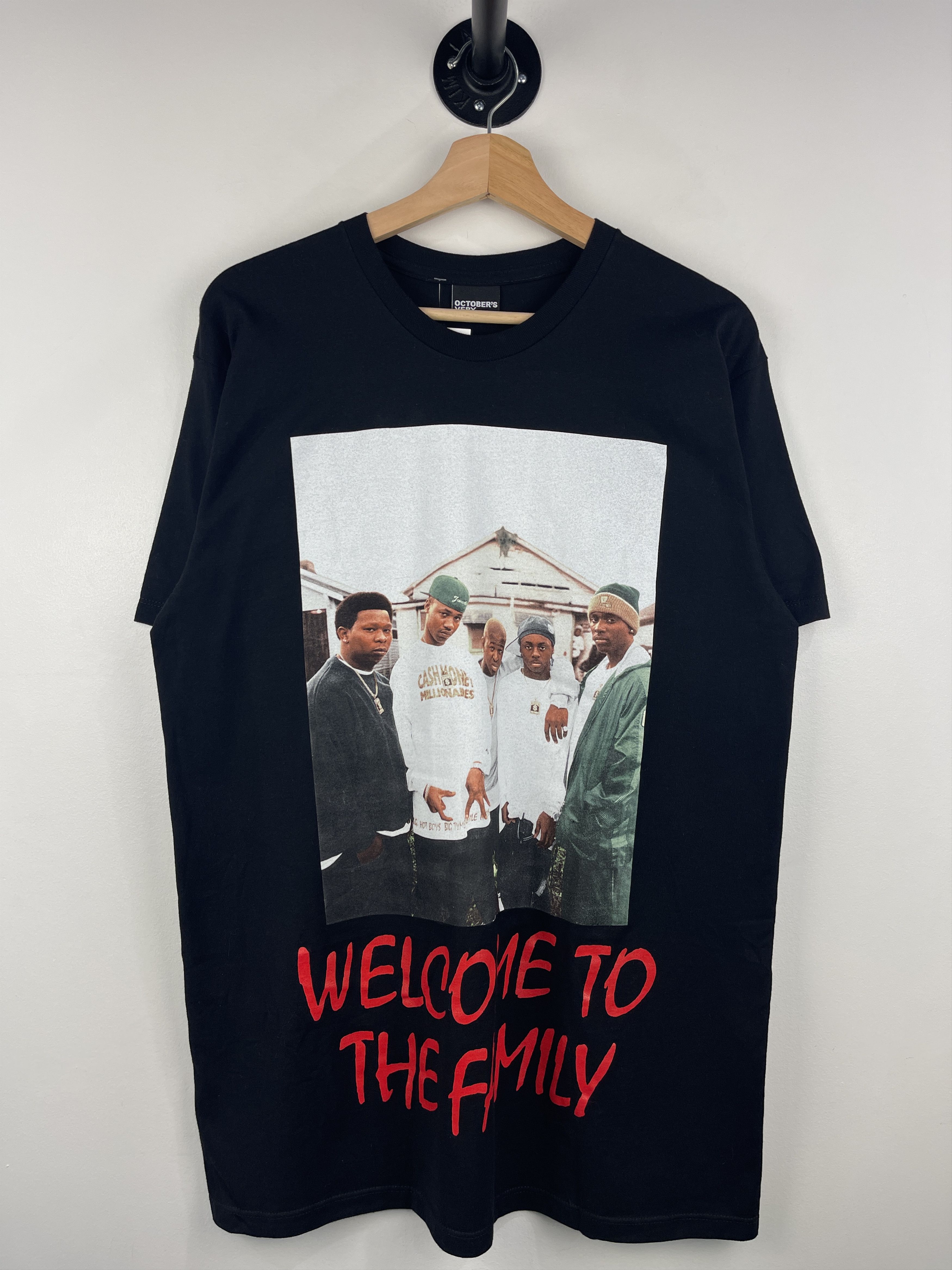 OVO Welcome To The Family Cash Money Records Black Tee