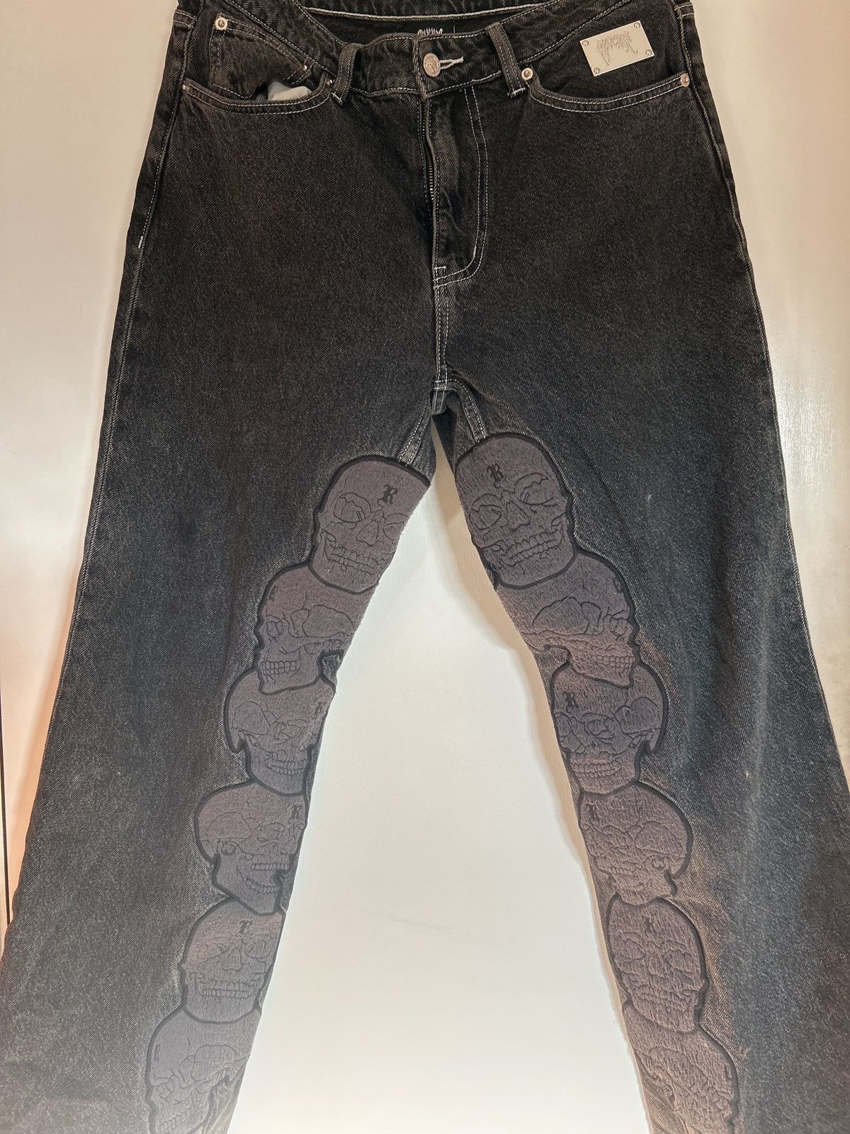 Revenge Revenge Skull Denim Size US 30 / EU 46 - 1 Thumbnail