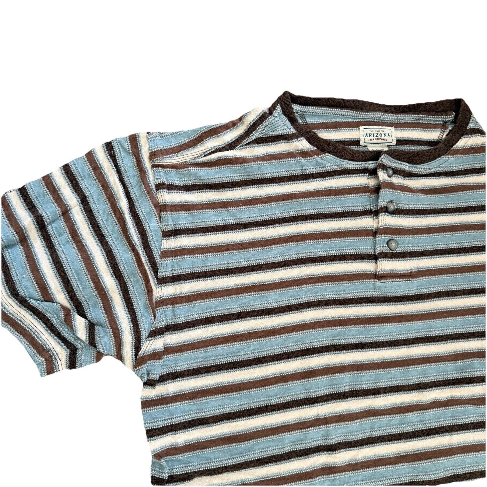 Arizona Jean Co. Men’s Shirt Bundle 3 Henley Short Sleeve Knit XL Size US XL / EU 56 / 4 - 14 Thumbnail