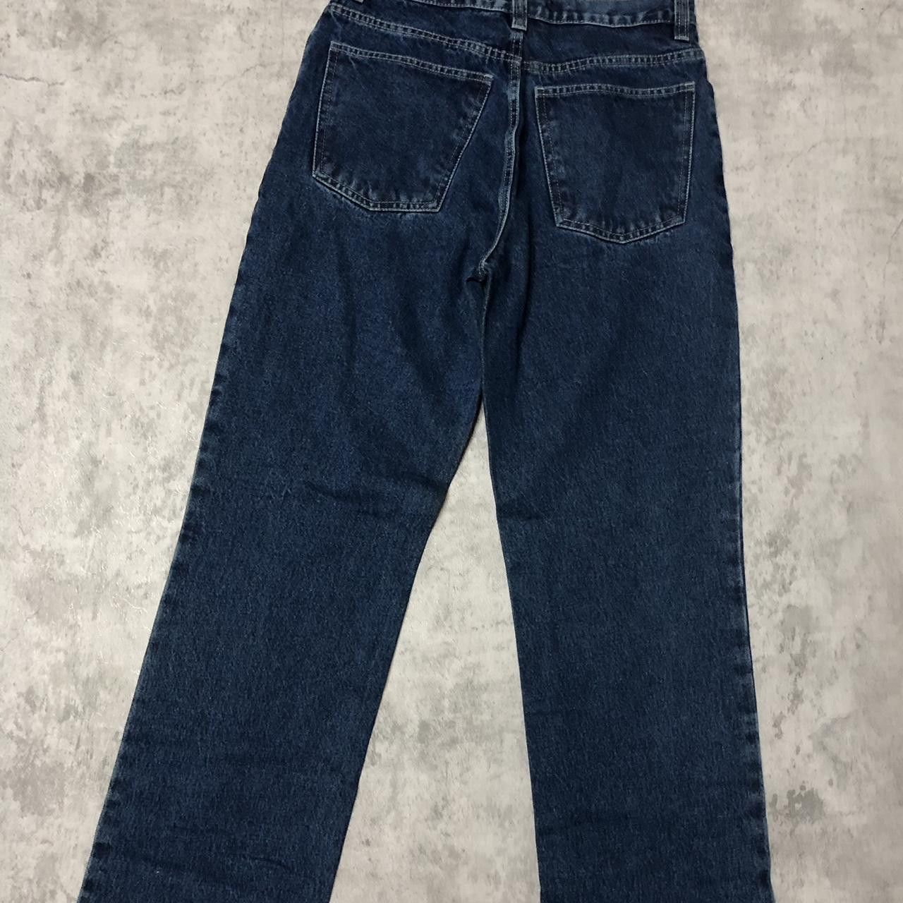 Other L? Dark blue vintage 90s straight leg jeans #grunge Size US 34 / EU 50 - 4 Thumbnail