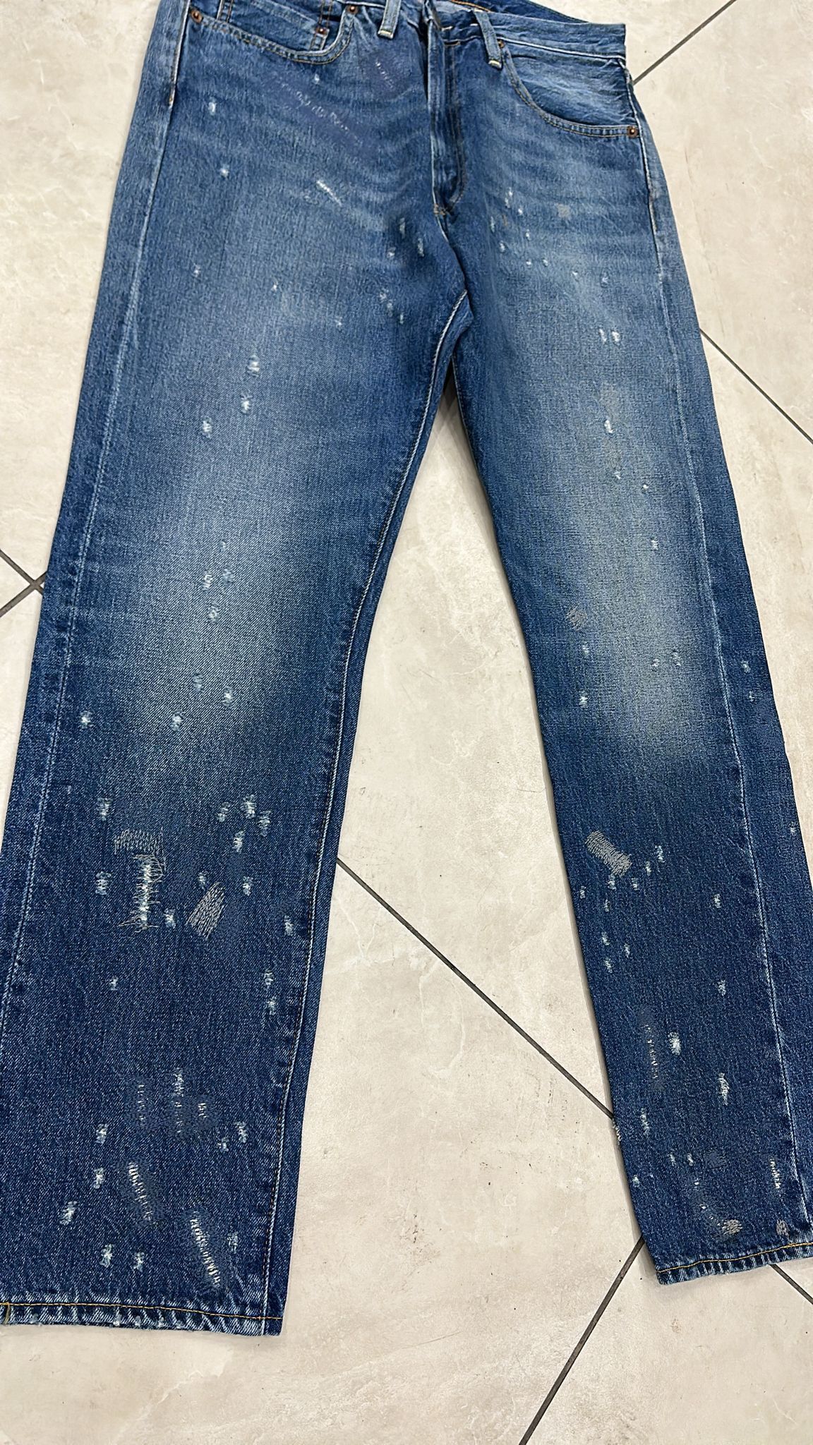 Levi's Vintage Clothing LVC Levi's Vintage Clothing 1947 501XX BigE Selvedge Jeans Size US 32 / EU 48 - 2 Thumbnail