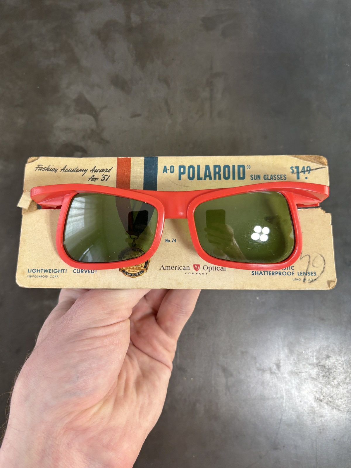 American Optical × Polaroid × Vintage 1950s American Optical Sunglasses True Vintage Polaroid 1951 Size ONE SIZE - 3 Thumbnail