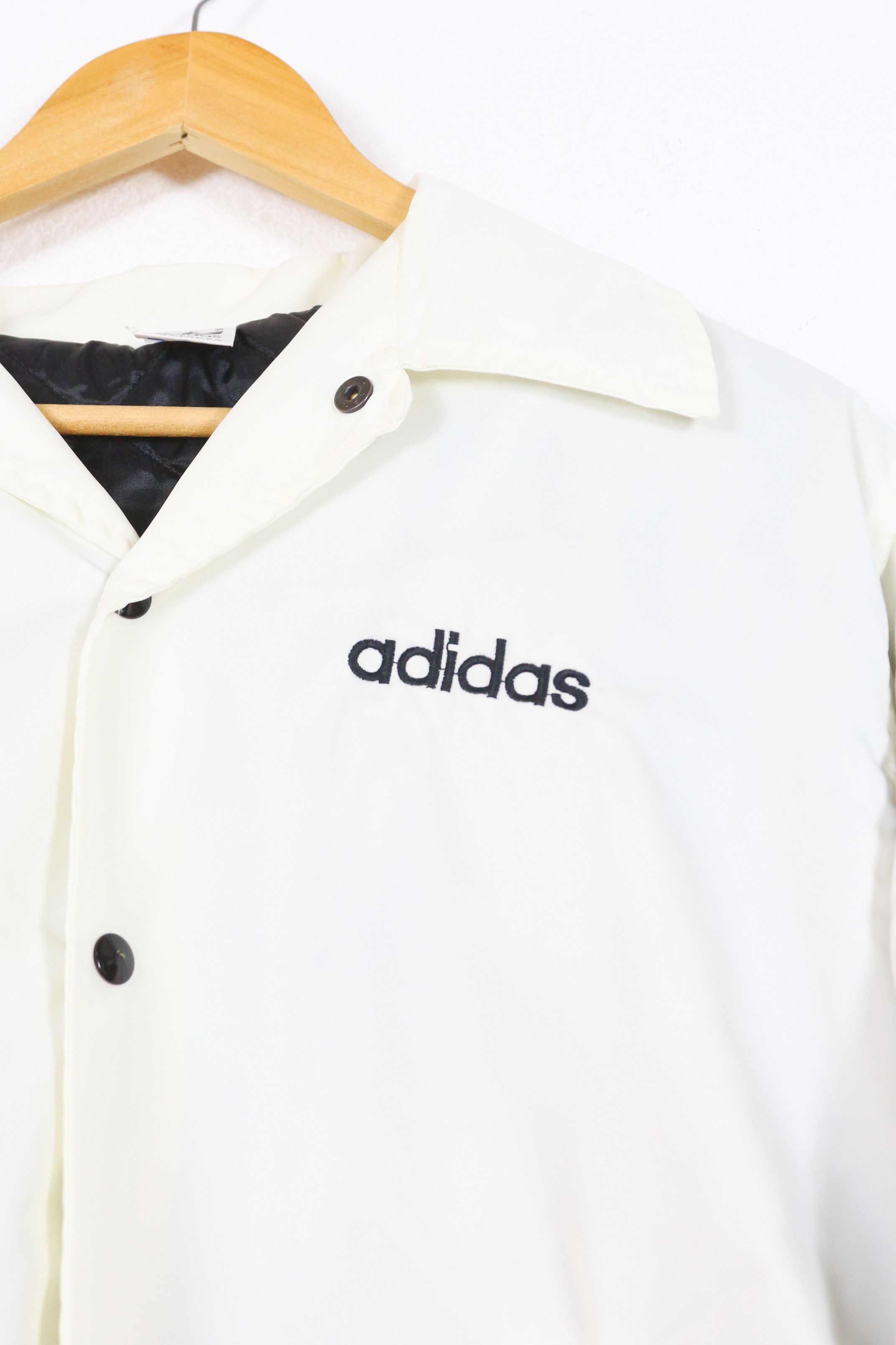 Adidas Vintage Adidas Logo Varsity Nylon Bomber Jacket USA Made Size US S / EU 44-46 / 1 - 3 Thumbnail