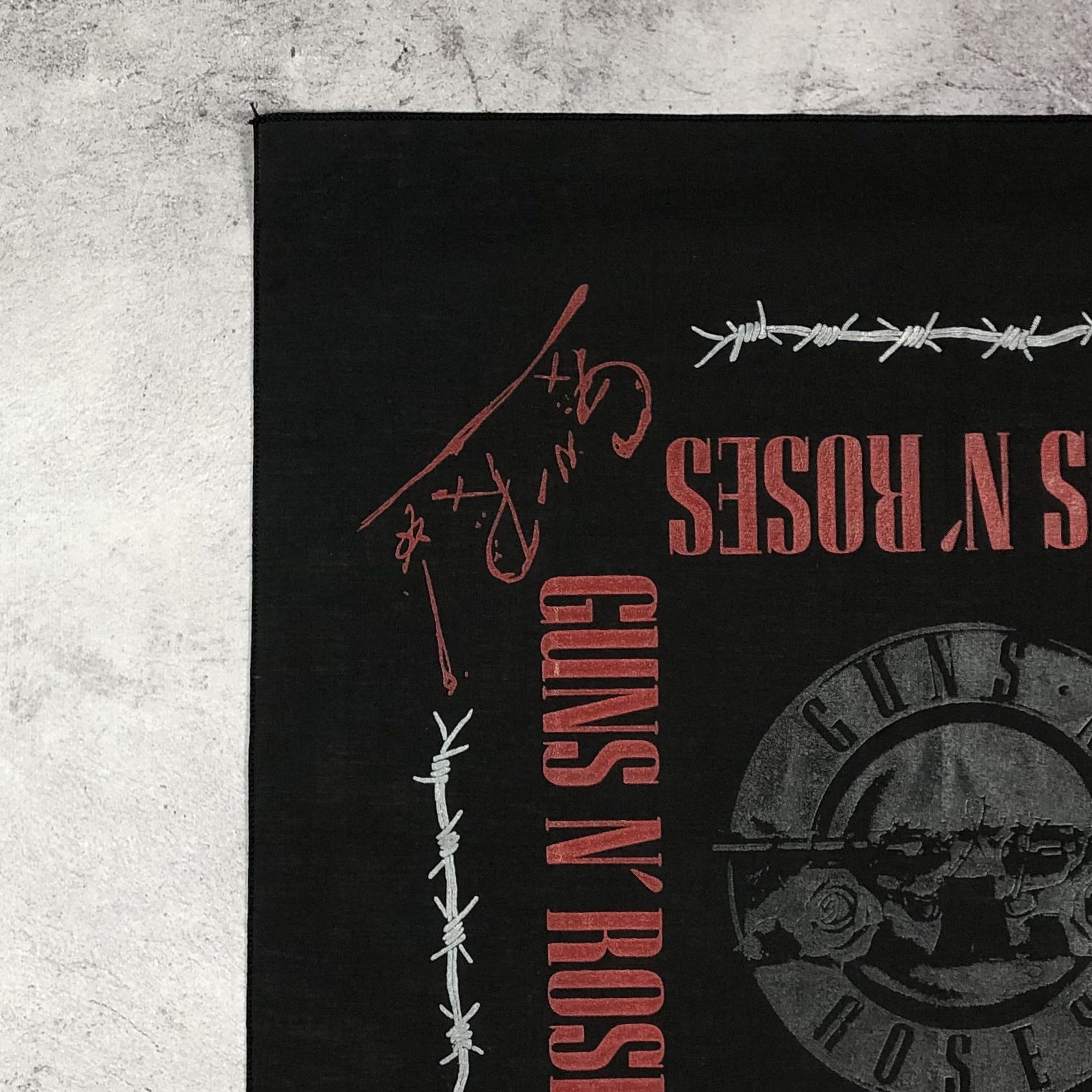 Guns N' Roses 1992 Guns N' Roses Bandana Flag Size ONE SIZE - 9 Thumbnail