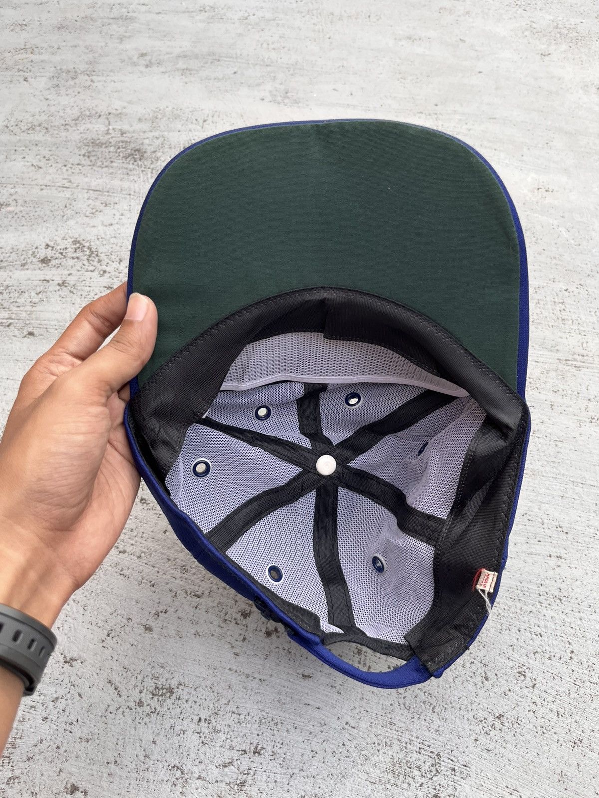 Japanese Brand Japanese Army Blue Impluse Hat Vintage Size ONE SIZE - 4 Thumbnail