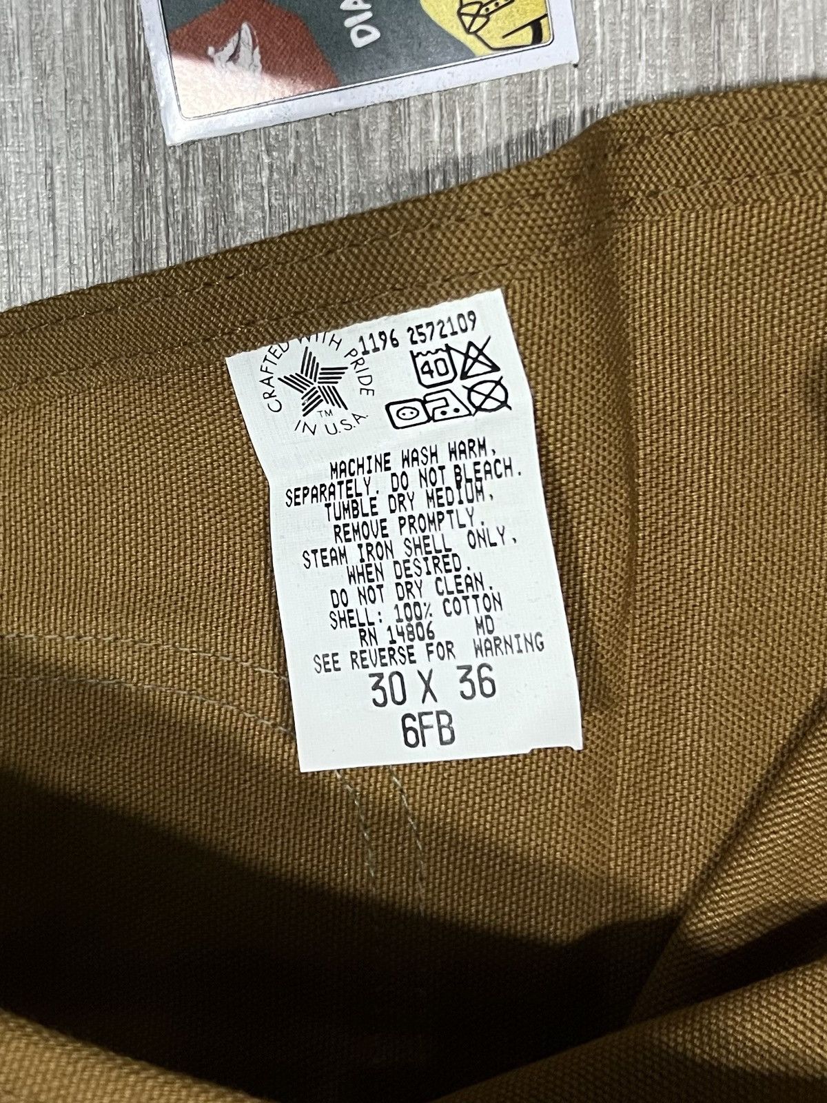 Carhartt 1996 Vintage Carhartt Overall Bib (VERY RARE 🔥) Size US 30 / EU 46 - 7 Thumbnail