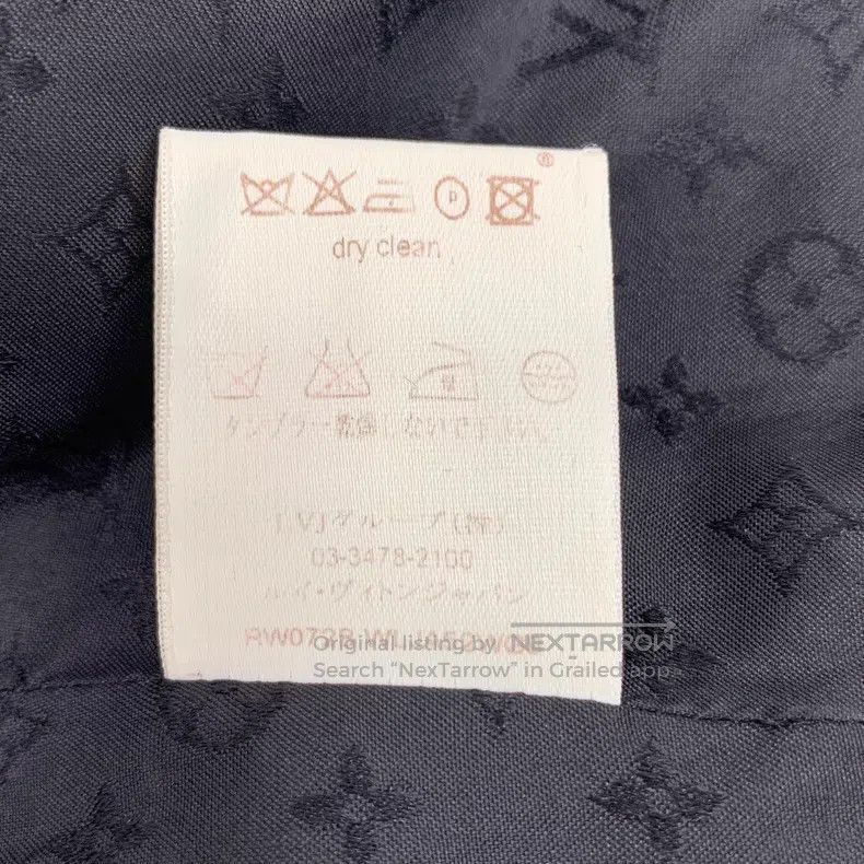 Louis Vuitton Louis Vuitton Black Wool Lapel Long Sleeve Coat Size XS / US 0-2 / IT 36-38 - 7 Thumbnail