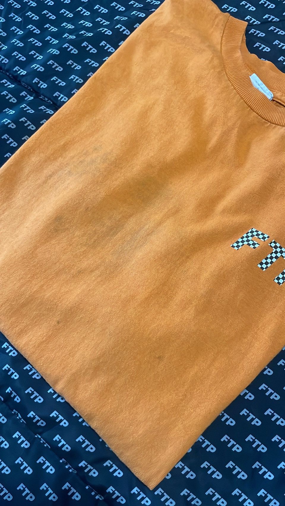 Fuck The Population FUCK THE POPULATION “CHECKERED” LOGO TEE Size US XL / EU 56 / 4 - 6 Thumbnail