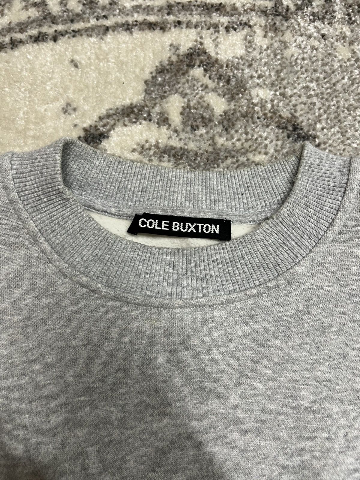 Cole Buxton Cole Buxton distressed crewneck sweater gray rare Size US S / EU 44-46 / 1 - 3 Thumbnail