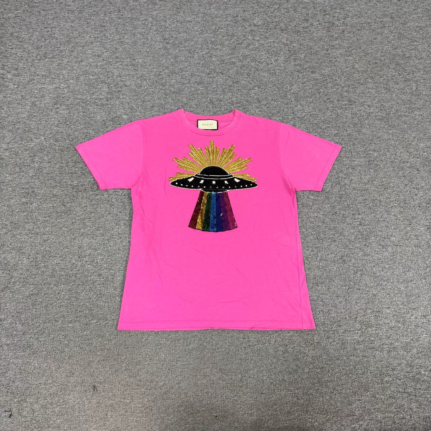 Gucci Gucci UFO Sequin SS Tee Size S 99 New Size S / US 4 / IT 40 - 1 Thumbnail