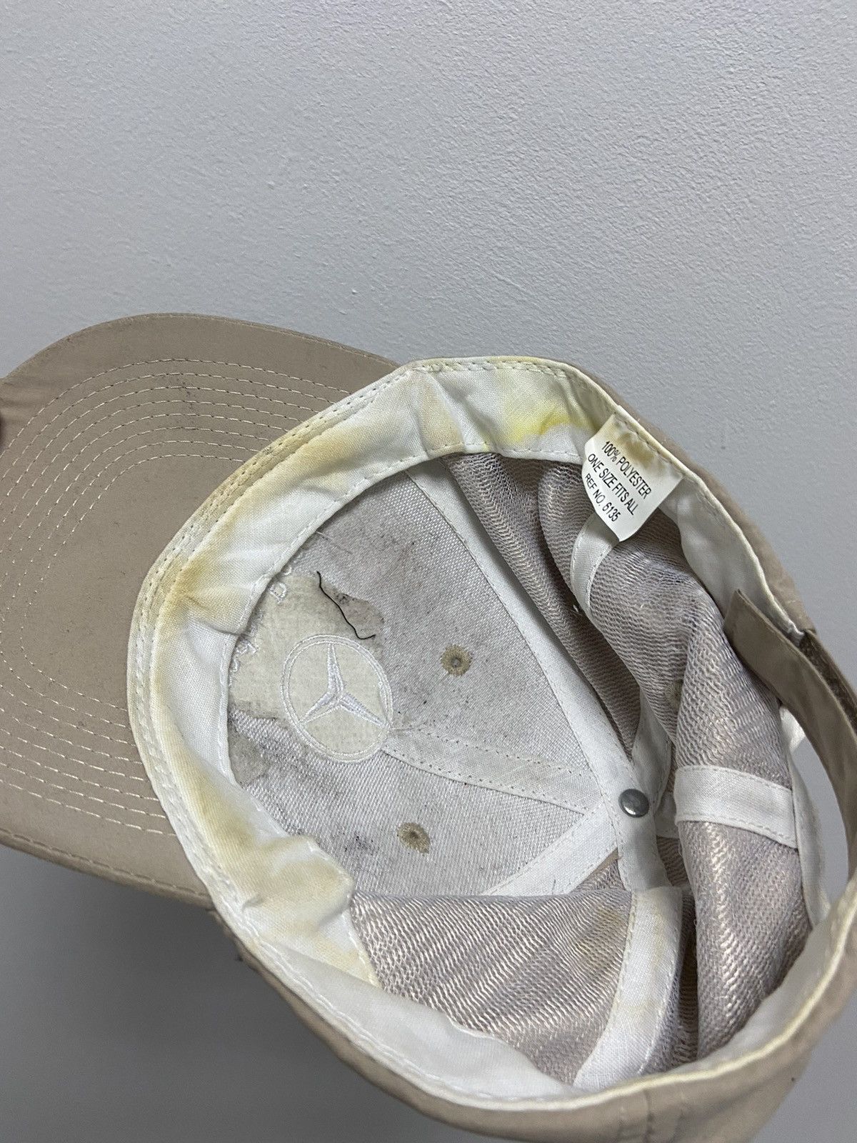 Mercedes-Benz × Vintage Mercedes Benz Cap Hat Vintage Racing Big Logo Nylon Size ONE SIZE - 8 Thumbnail