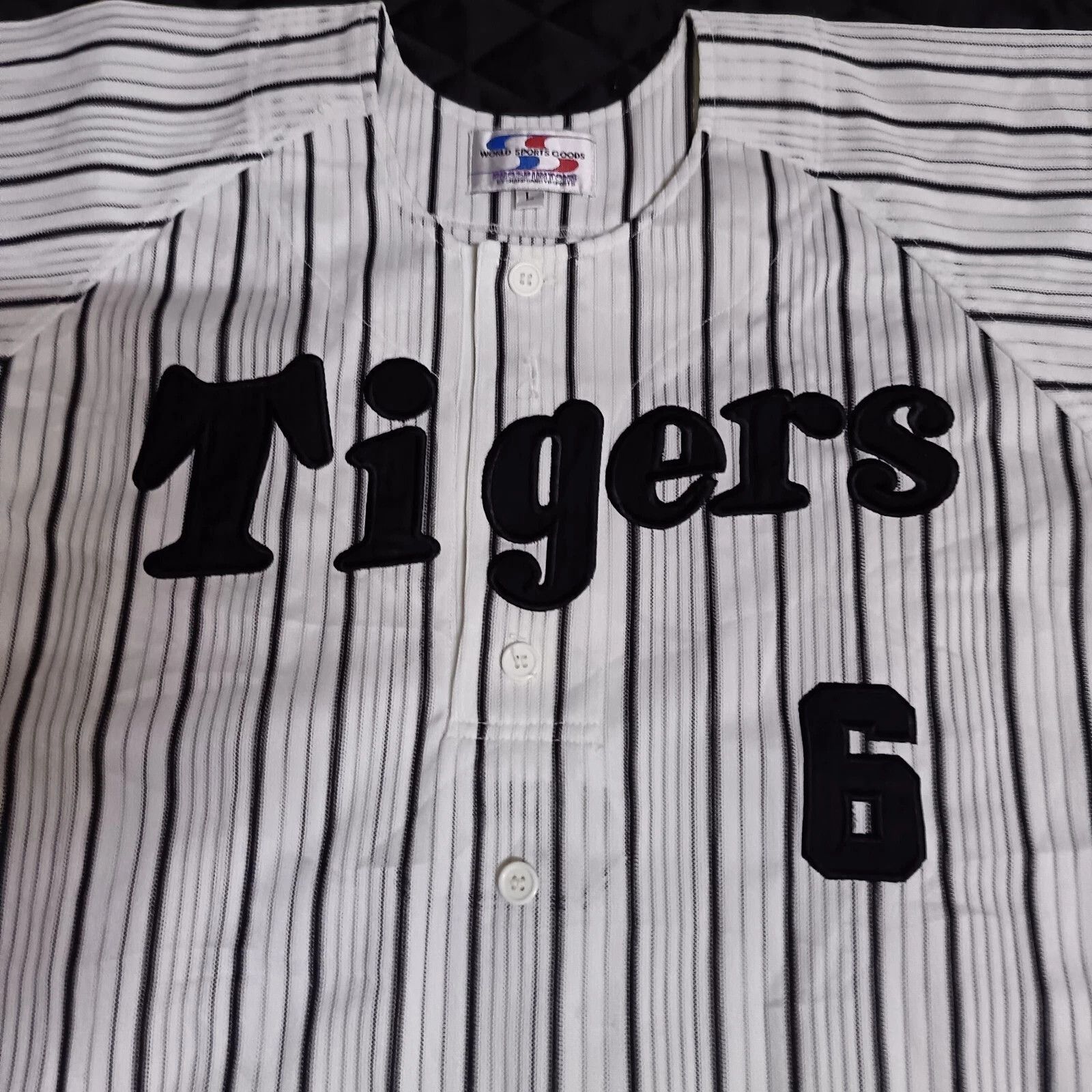 MLB Hanshin Tigers Tomoaki Kanemoto Japanese Baseball Jersey Size US L / EU 52-54 / 3 - 2 Thumbnail