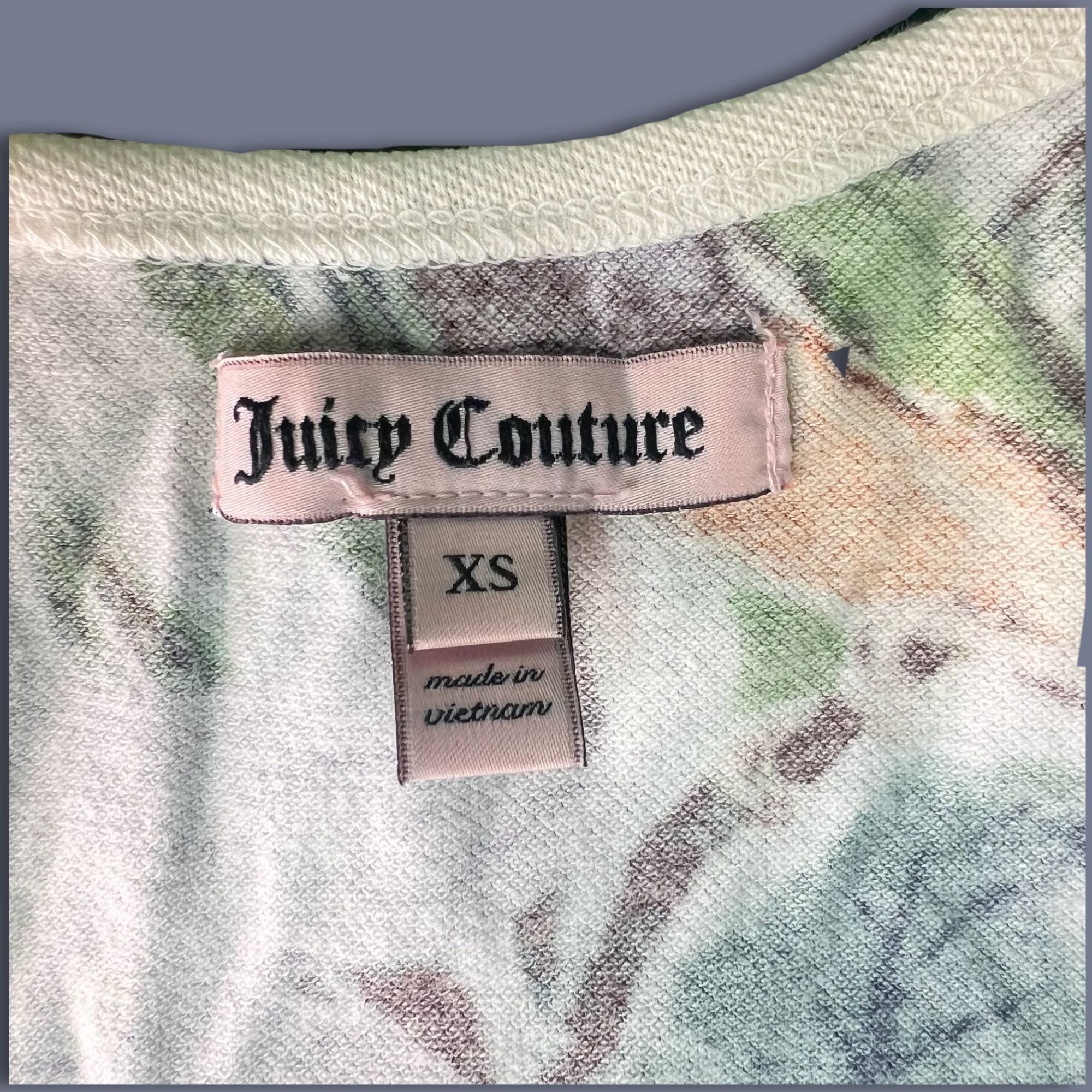 Juicy Couture Juicy Couture XS Womens Floral Print Racerback Tank Top Trop Size XS / US 0-2 / IT 36-38 - 7 Thumbnail