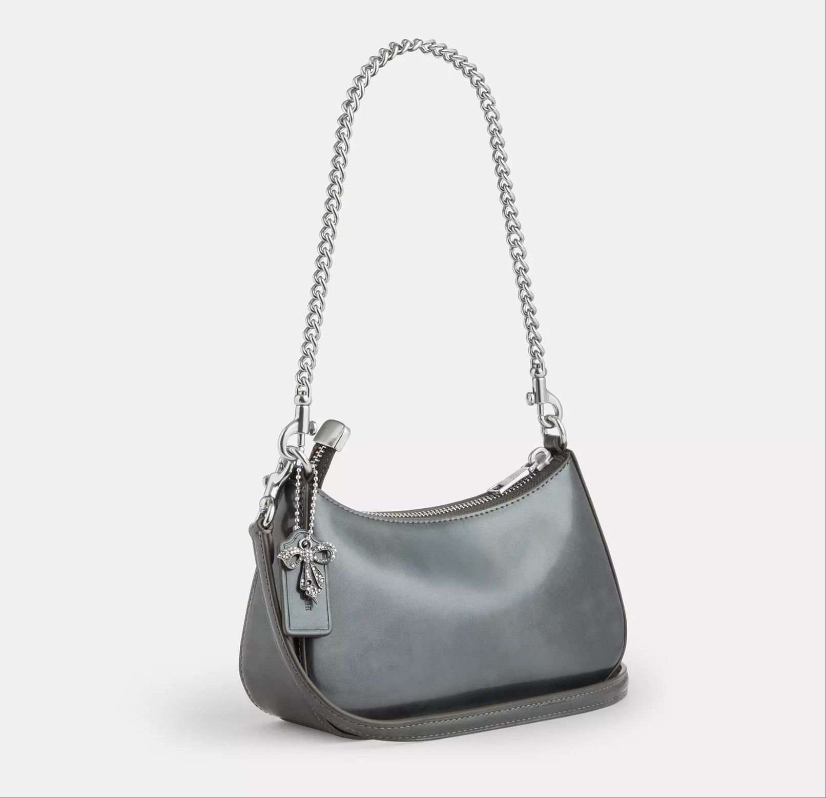 Coach Teri Mini Crossbody Bag CCE83 Metallic Gunmetal Size ONE SIZE - 15 Thumbnail