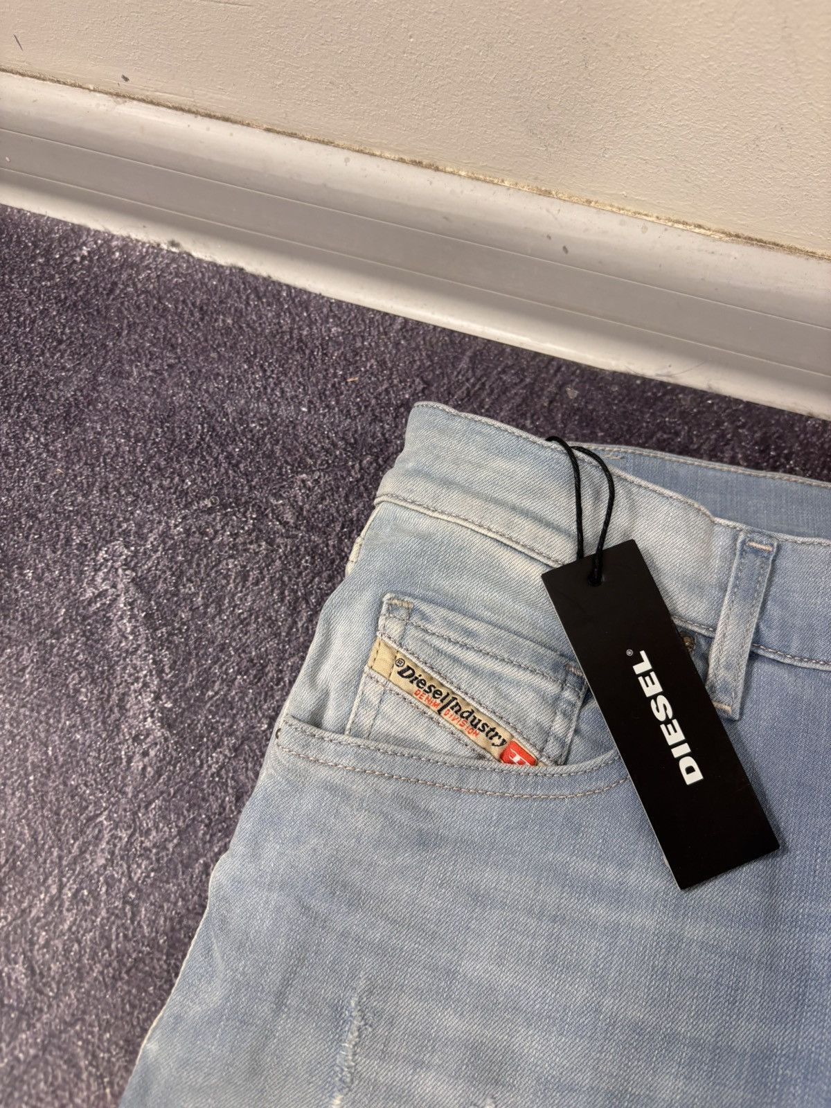 Diesel Diesel Grupee NWT Women’s Super Slim Skinny Stretch Jeans Size 27" / US 4 / IT 40 - 6 Thumbnail