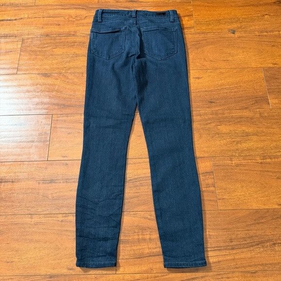 Paige PAIGE Dark Blue High Rise Muse Skinny Jeans Sz 25 Size 25" / US 0 / IT 36 - 1 Thumbnail