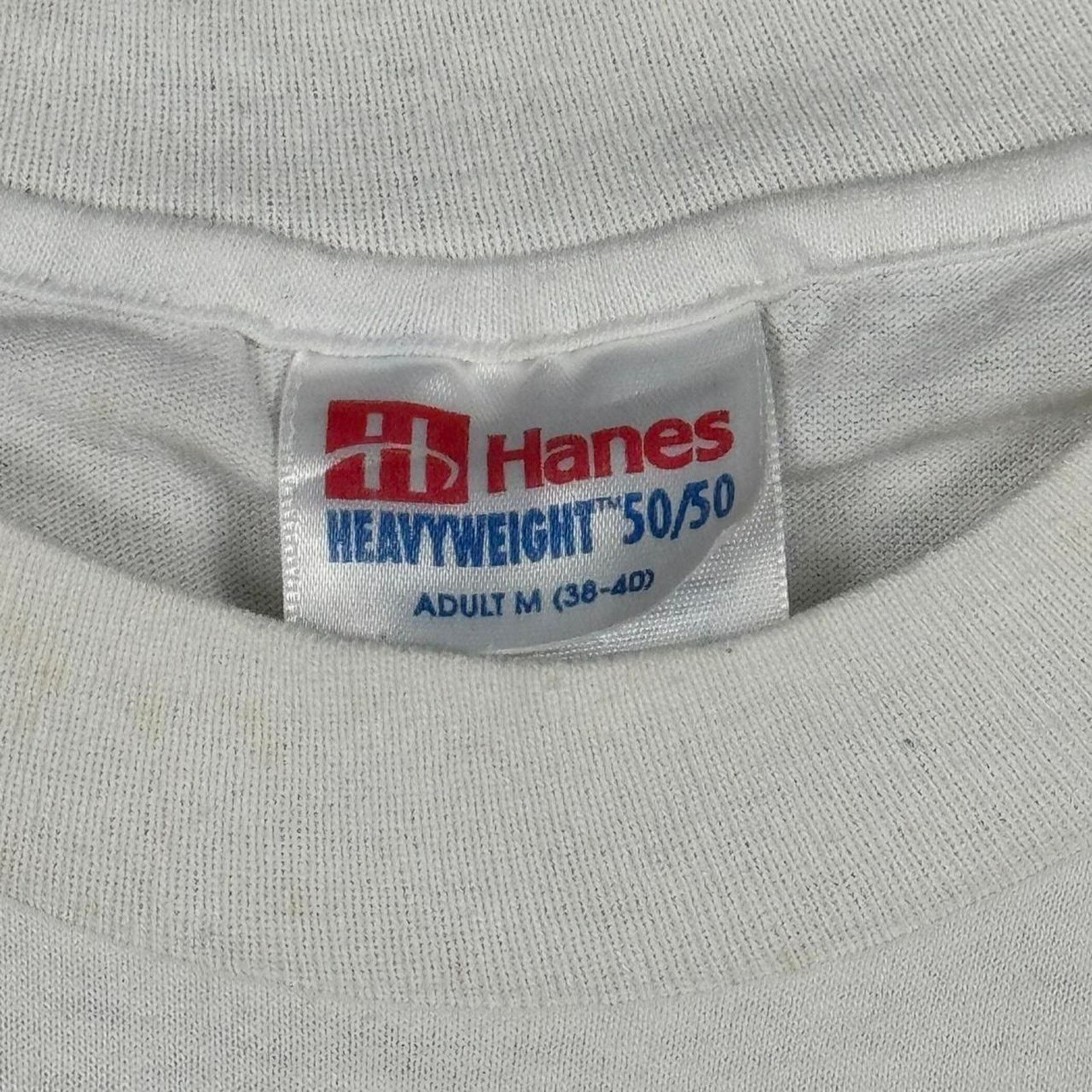 Hanes × Vintage VINTAGE 90S SINGLE STITCH RAMON LUIS ALCALDE PROMO TEE: Size US M / EU 48-50 / 2 - 4 Thumbnail