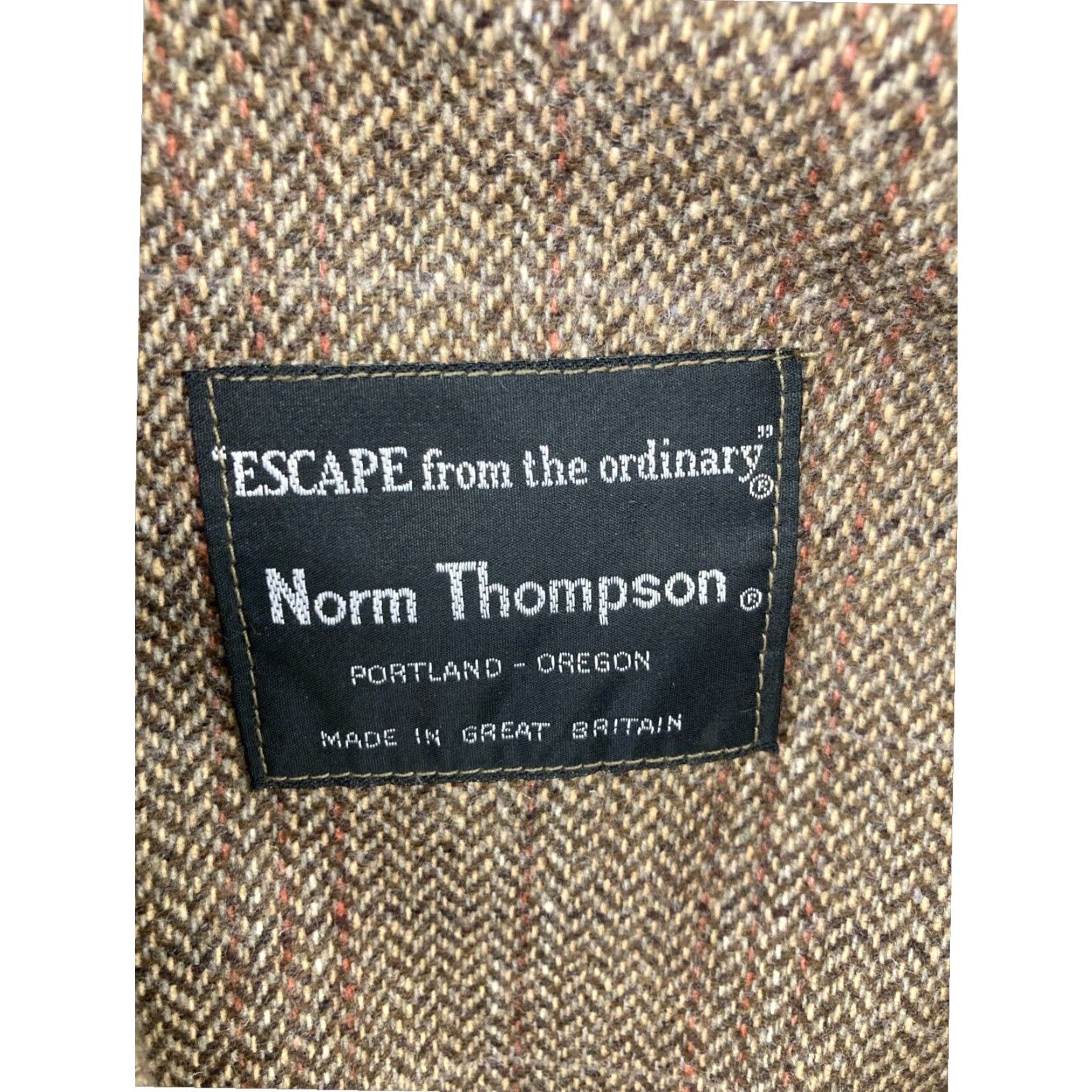 Jim Thompson Vintage Norm Thompson Sports Coat Mens 42R Tweed Size US XS / EU 42 / 0 - 7 Thumbnail