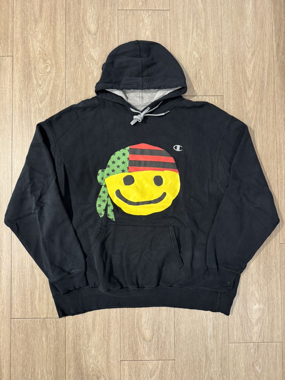 Cactus Plant Flea Market × DENIM TEARS CPFM Denim Tears Bandana Smiley Hoodie 1/1 Size US XXL / EU 58 / 5 - 1 Thumbnail