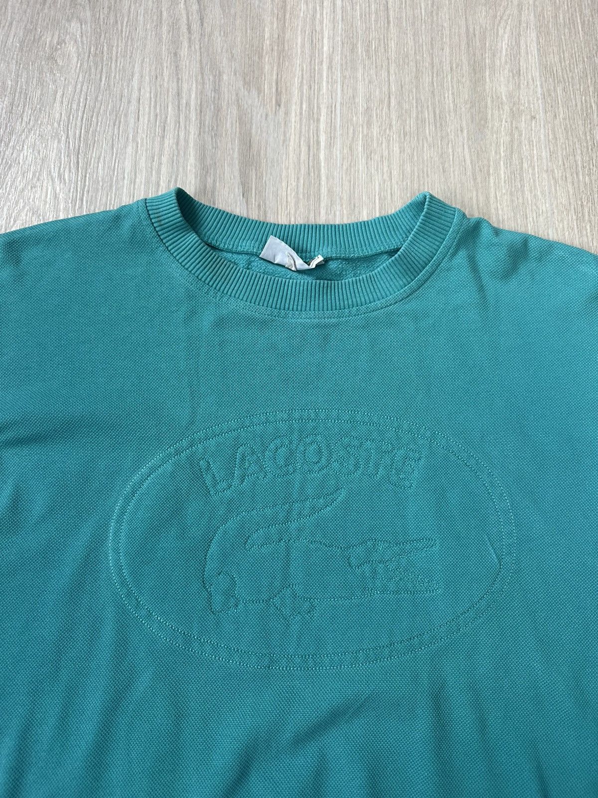 Lacoste Vintage Lacoste chemise sweatshirt 90s rare Size US L / EU 52-54 / 3 - 2 Thumbnail