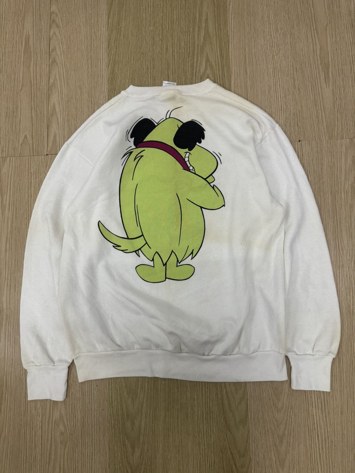 Cartoon Network × Vintage Vintage 90’s Wecky Race mirror print sweatshirt Size US L / EU 52-54 / 3 - 2 Thumbnail