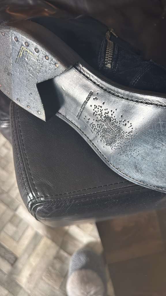 John Varvatos John Varvatos Amsterdam Zip Boot Midnight Velvet Size US 9 / EU 42 - 4 Thumbnail