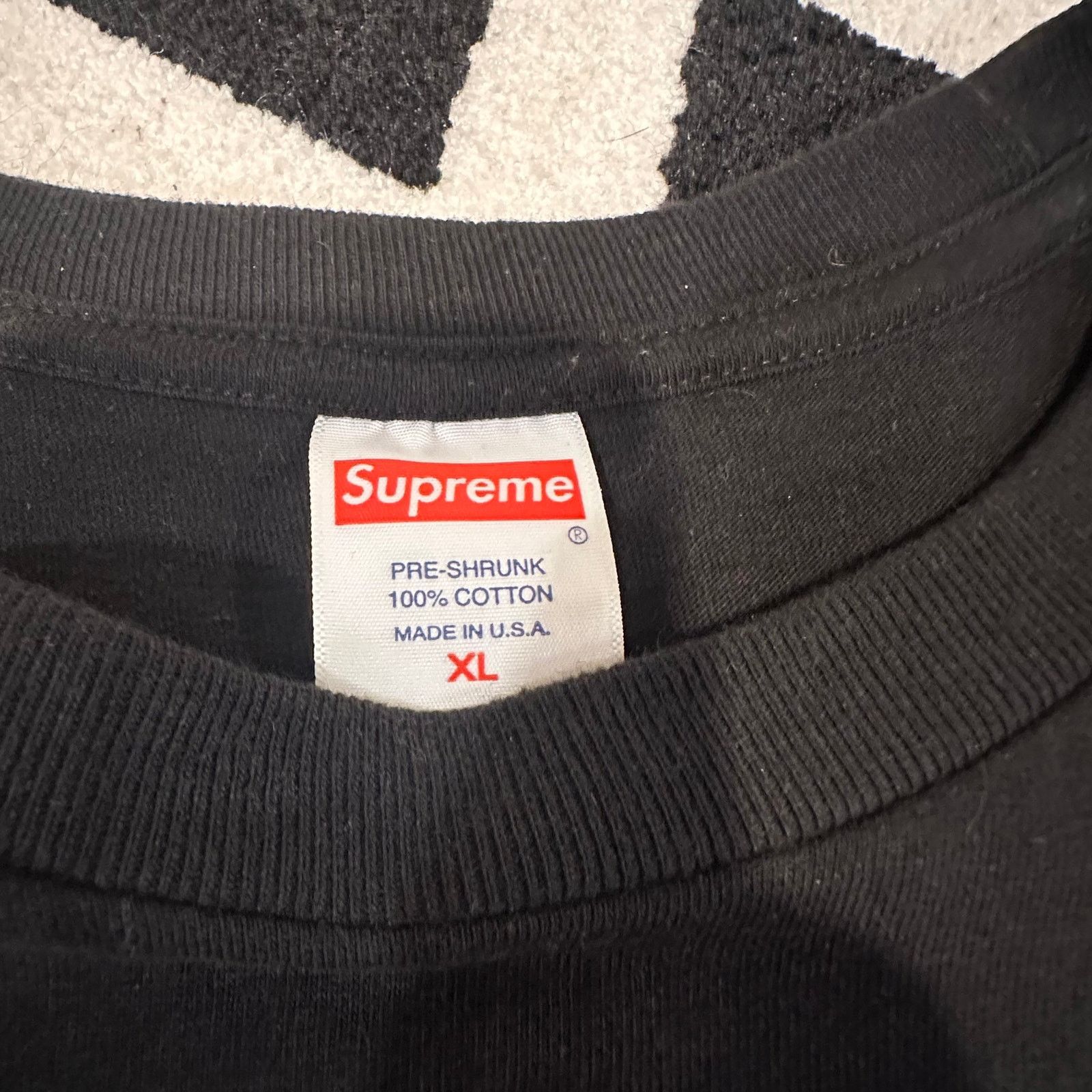 Supreme Supreme Nas Tee - Black - Size XL - Used Size US XL / EU 56 / 4 - 4 Thumbnail