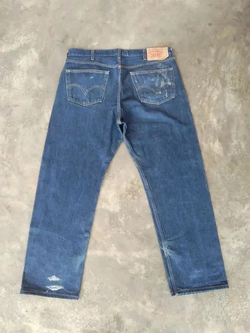 Levi's Vintage Levi's 501 Painter Distressed Straight Leg Jeans Size US 38 / EU 54 - 2 Thumbnail