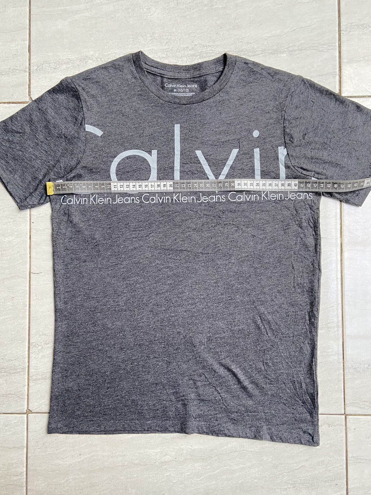 Calvin Klein CALVIN KLEIN Grey T-Shirt Size US XS / EU 42 / 0 - 3 Thumbnail