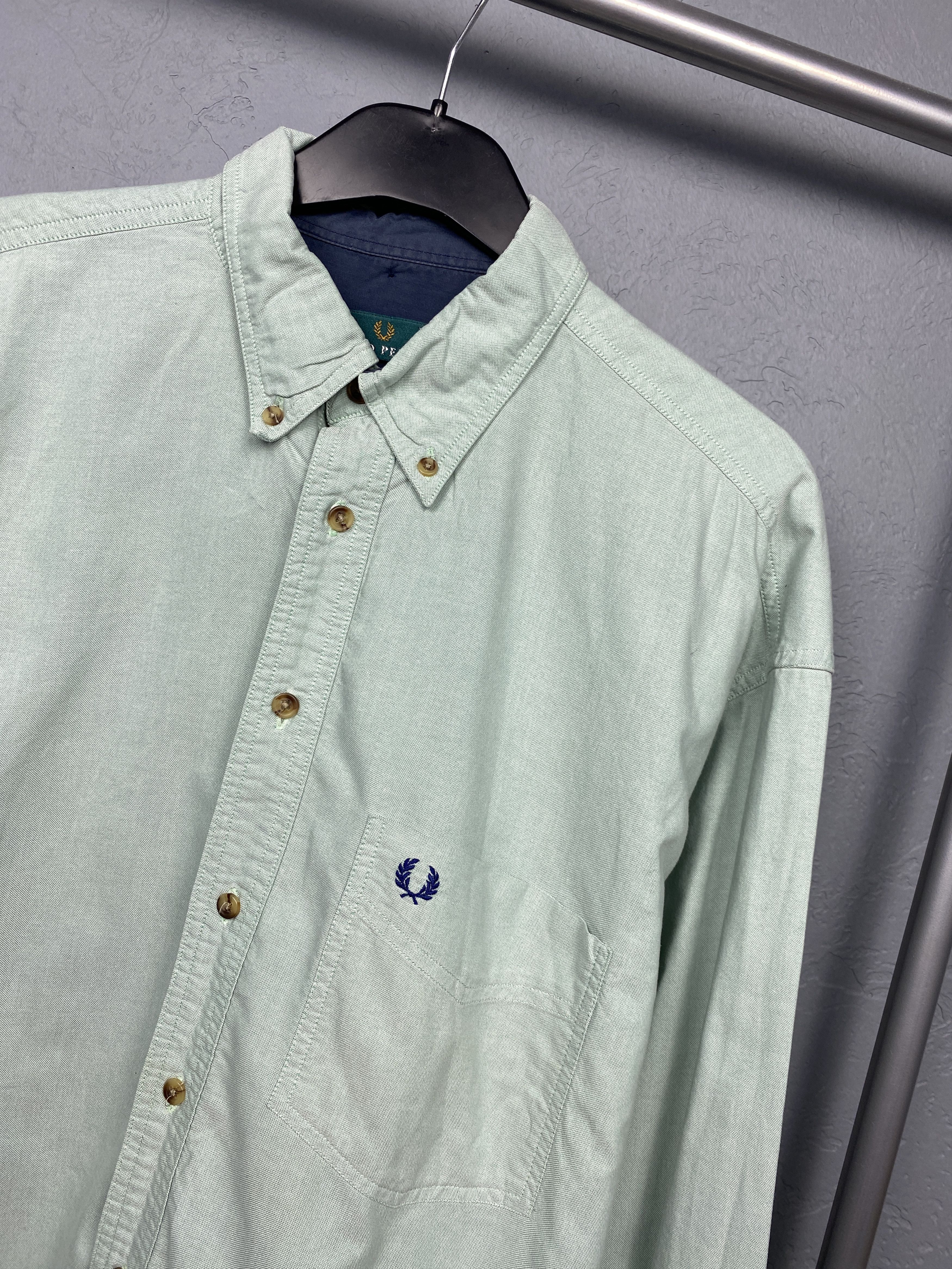 Fred Perry Fred Perry Vintage Mens Long Sleeve Shirt Size US L / EU 52-54 / 3 - 2 Thumbnail