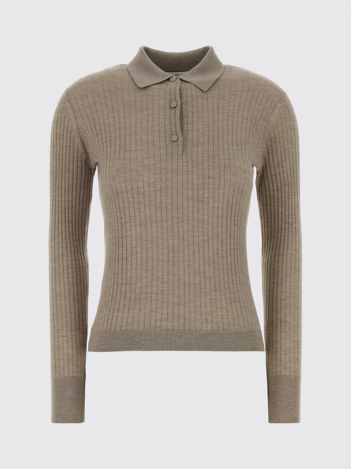 Max Mara Max Mara Polo Shirt Woman Brown Size XL / US 12-14 / IT 48-50 - 1 Thumbnail