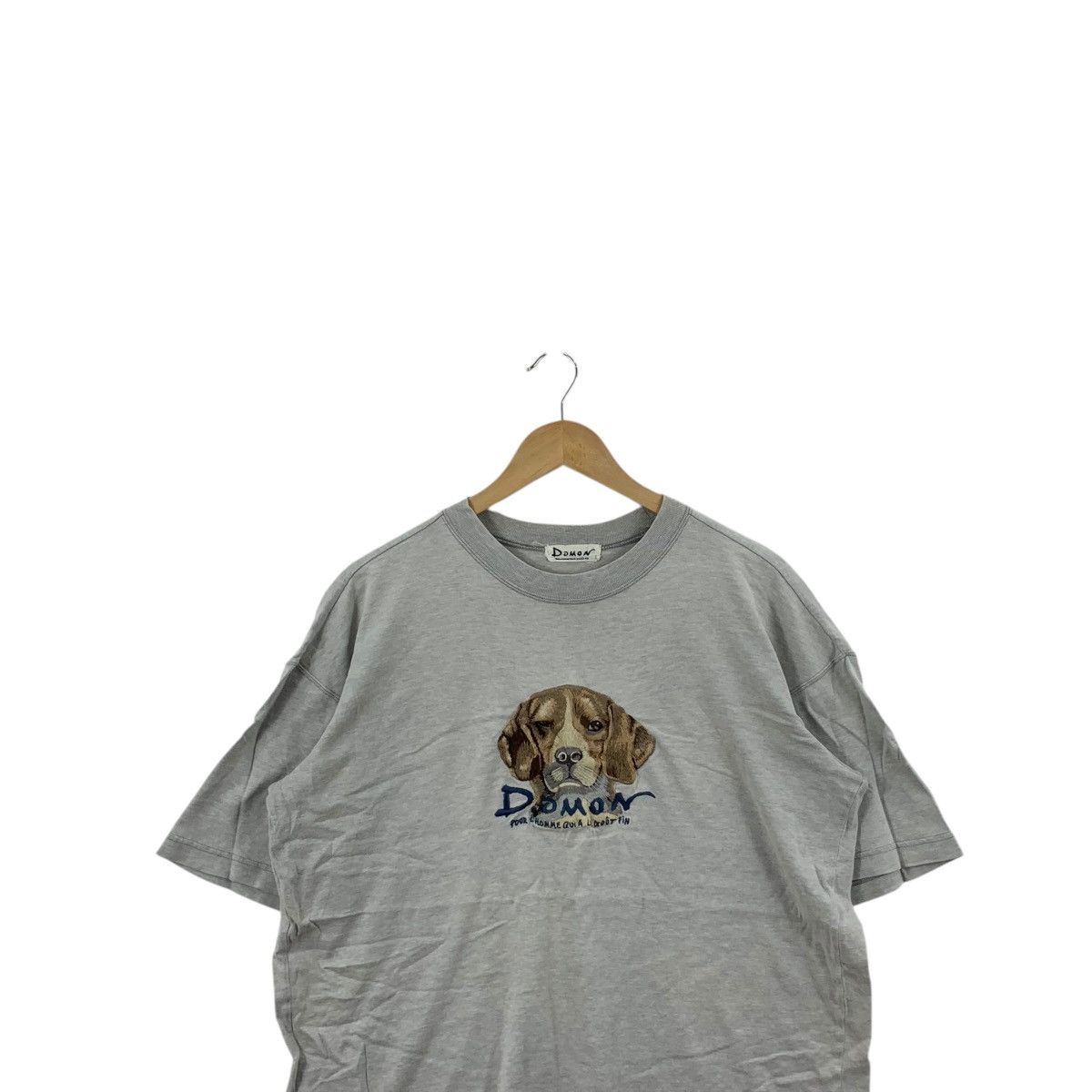 Vintage Vintage 90s DOMON JAPAN COLLECTION Beagle Dog Tee Shirt Top Size US XL / EU 56 / 4 - 2 Thumbnail