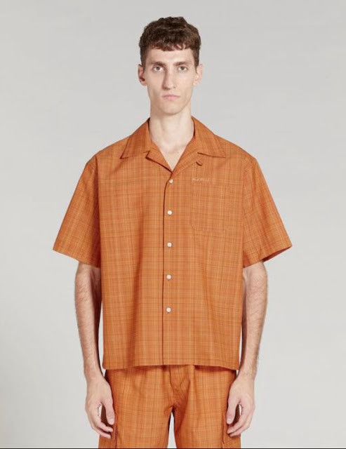 Marni o1w1db11024 Short-Sleeved Shirt in Orange Size US L / EU 52-54 / 3 - 1 Thumbnail