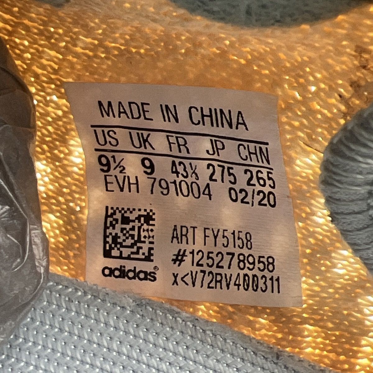 adidas gazelle silver green womens Yeezy 350 V2 Linen Sz 6.5 – The Gallery Online main image 0