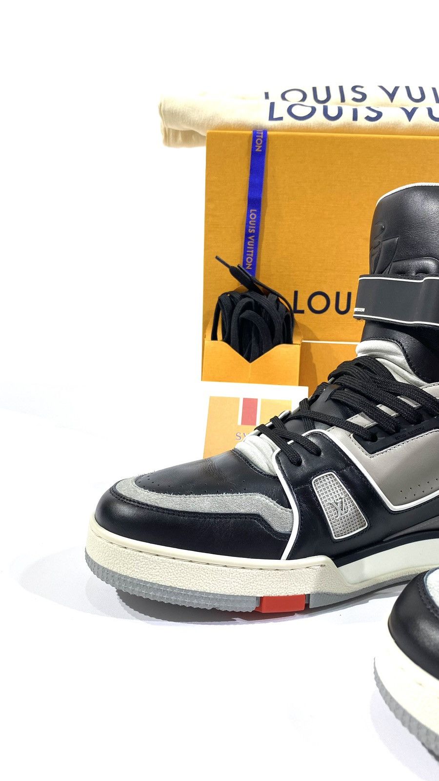 Louis Vuitton Louis Vuitton Virgil Abloh 9 High Top Boots Sneakers Size US 9 / EU 42 - 5 Thumbnail