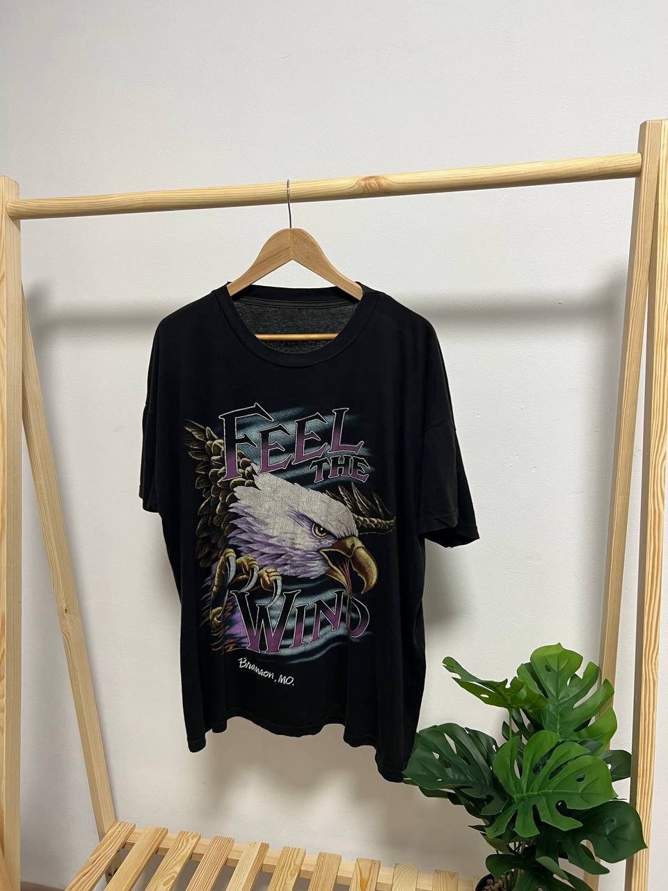 Vintage American Thunder Feel The Wind Kanye West Rare Tee Size US M / EU 48-50 / 2 - 4 Thumbnail