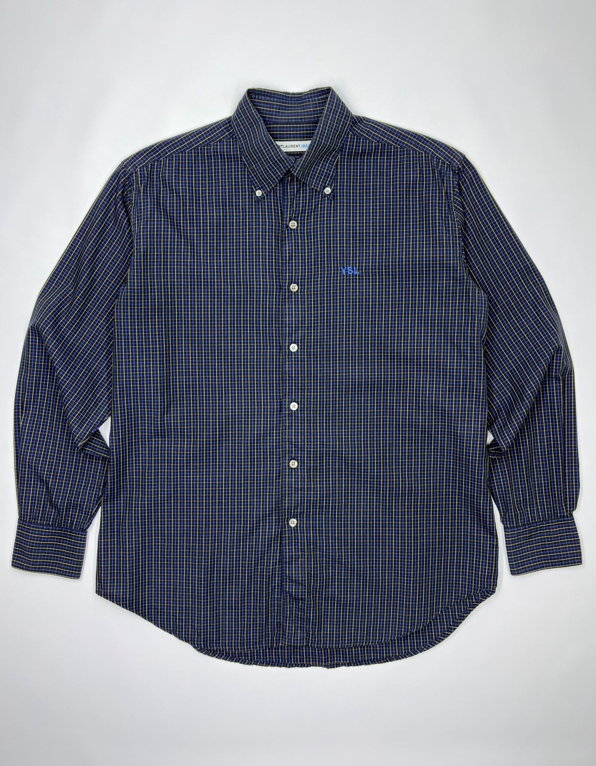 Saint Laurent Paris Saint Laurent Jeans Shirt Button Up Size US L / EU 52-54 / 3 - 1 Thumbnail