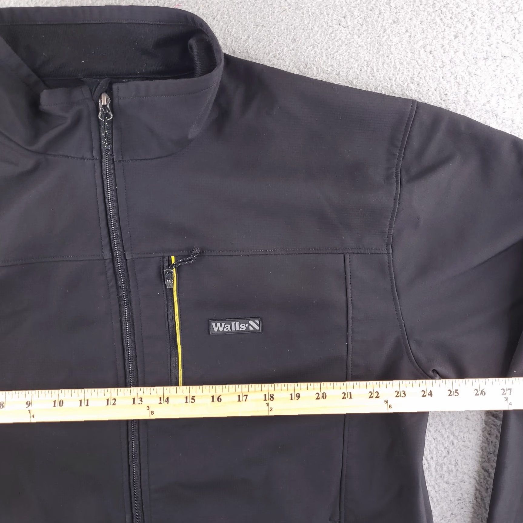 Walls Walls Jacket Mens XL Black Zip Up Polyester Size US XL / EU 56 / 4 - 7 Thumbnail