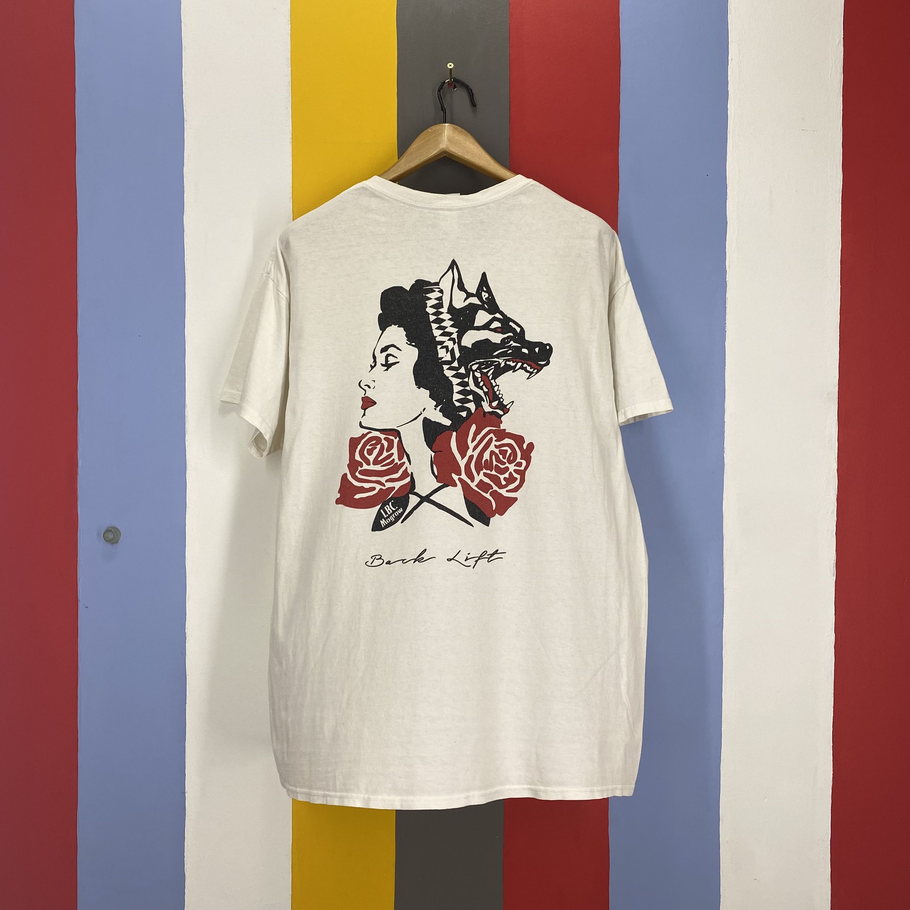 Gildan BARK LIFT LBC MOGROW T Shirt #1856/08 Size US XL / EU 56 / 4 - 1 Thumbnail